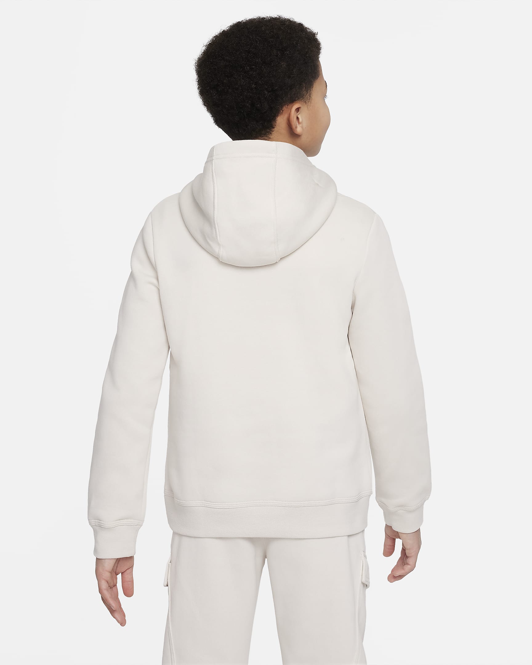 Nike Air Pullover-Fleece-Hoodie für ältere Kinder - Light Orewood Brown