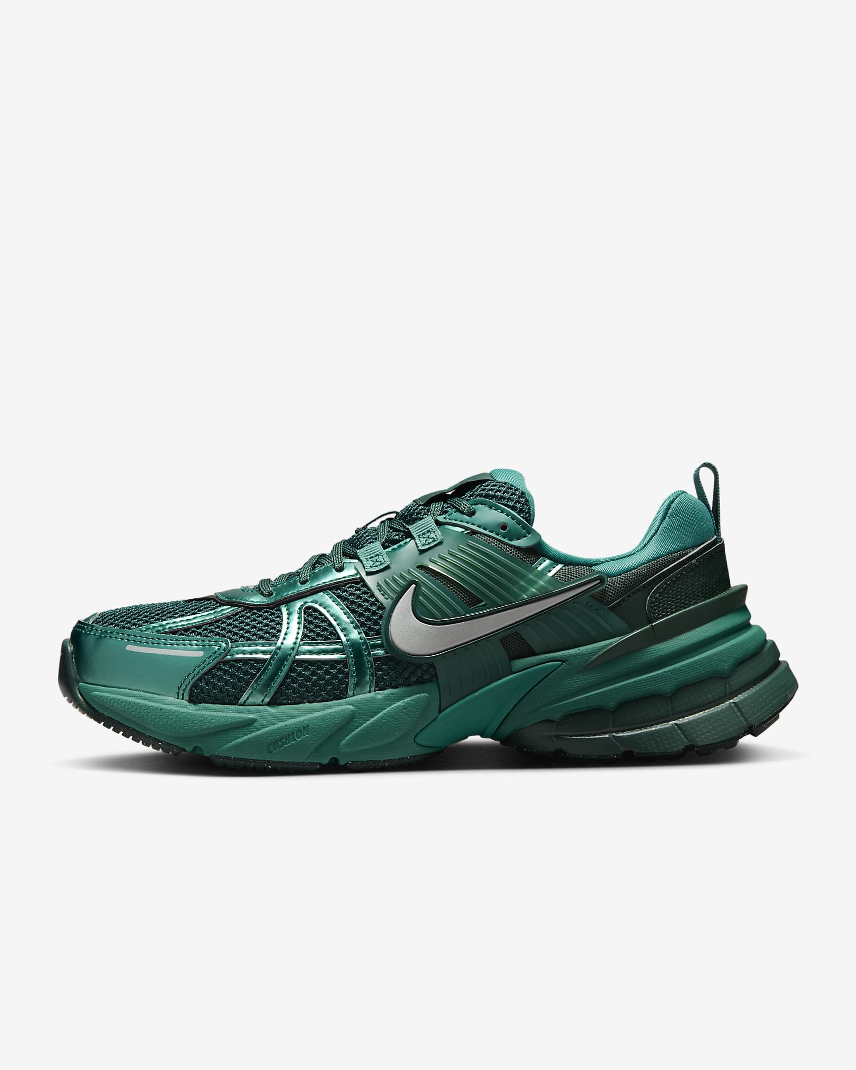 Nike V2K Run schoenen - Bicoastal/Vintage Green/Metallic Silver