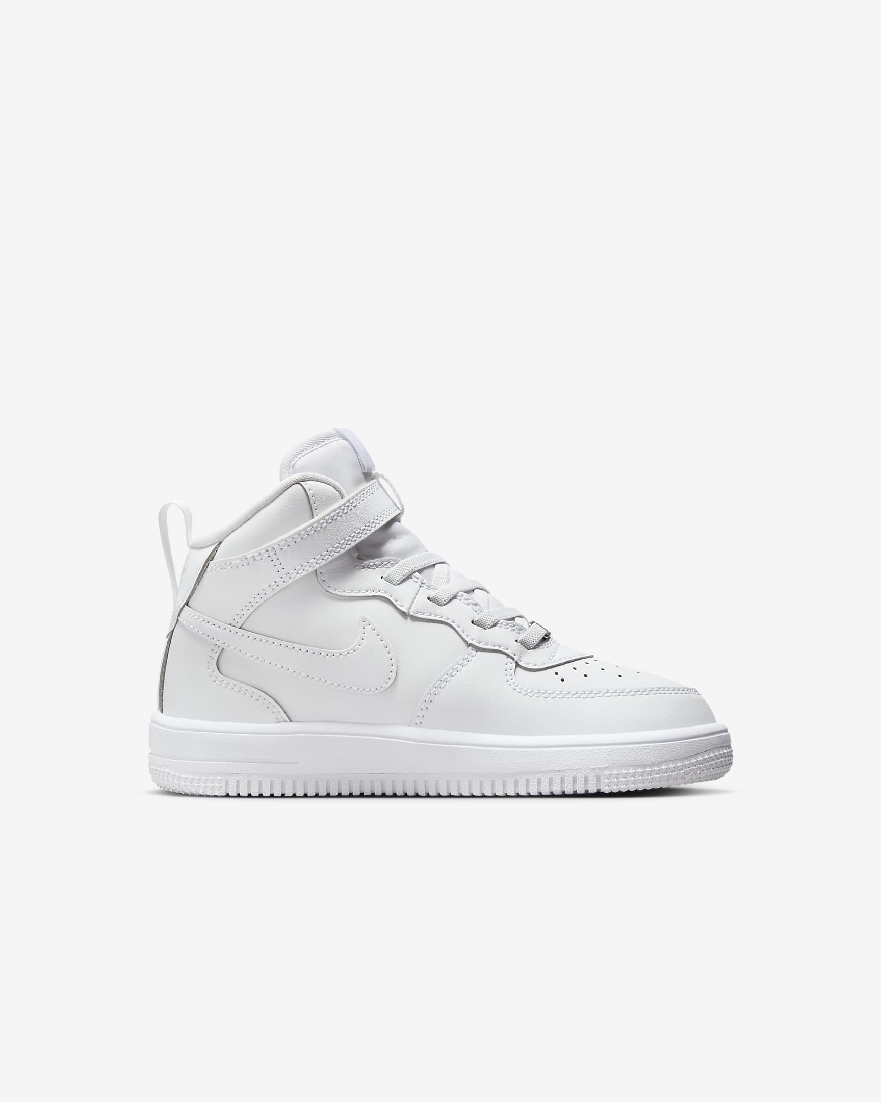 Chaussure Nike Force 1 Mid EasyOn pour enfant - Blanc/Blanc/Blanc