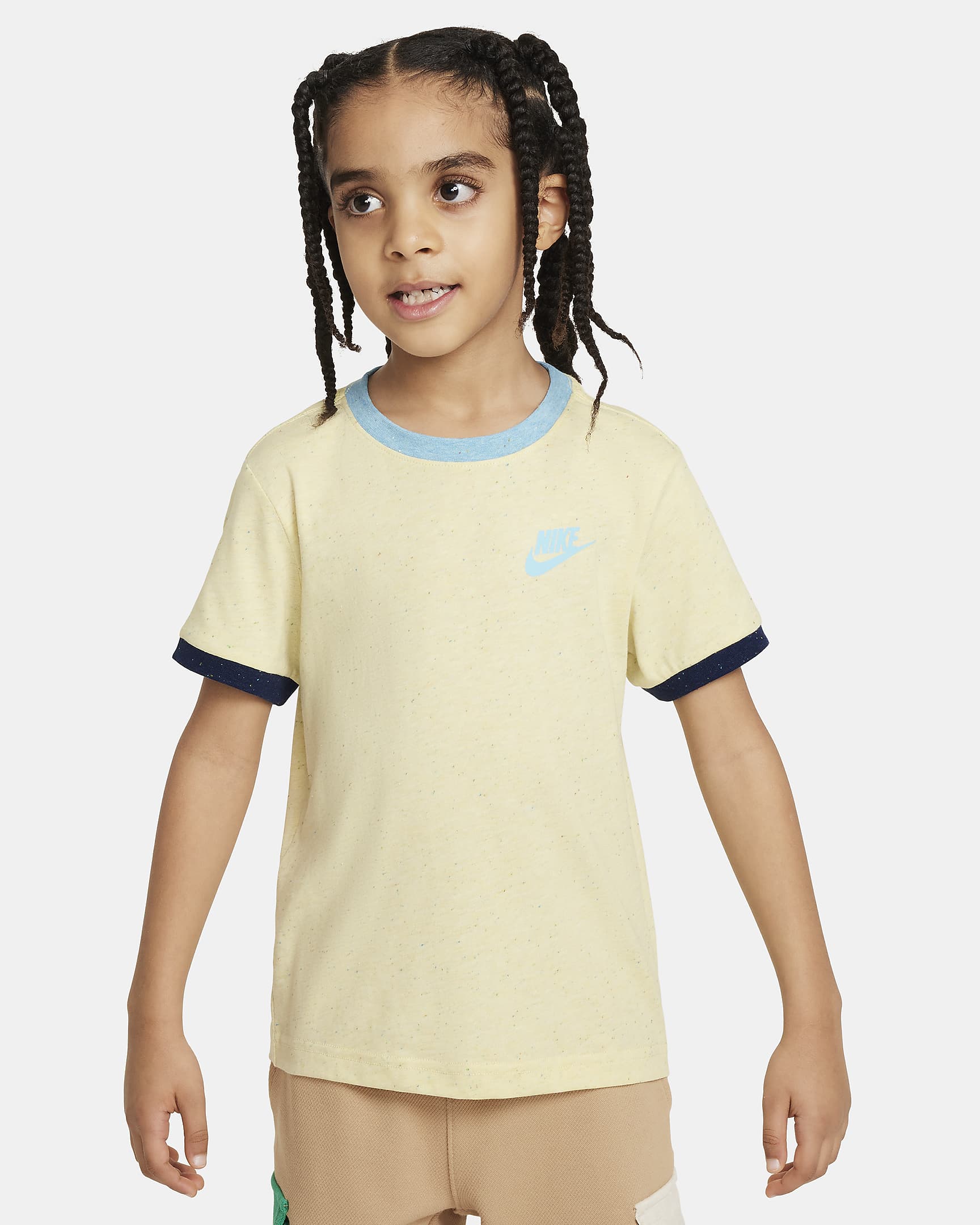 Nike Sportswear Little Kids' Graphic Ringer T-Shirt. Nike.com