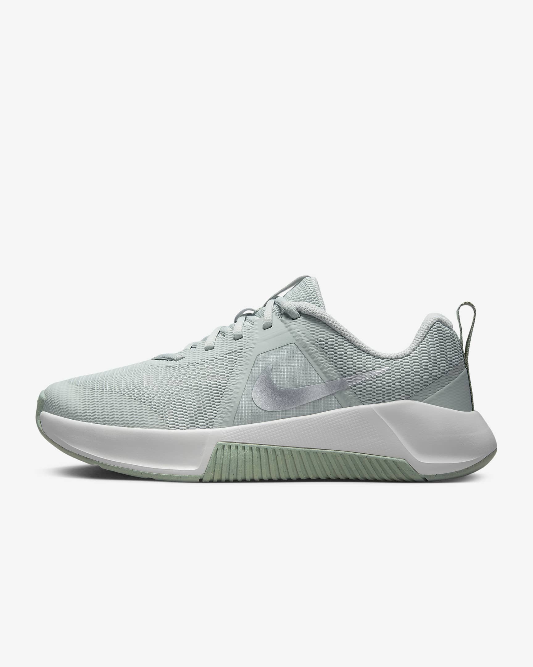 Nike MC Trainer 3 Women's Workout Shoes - Light Silver/Summit White/Jade Horizon/Metallic Platinum