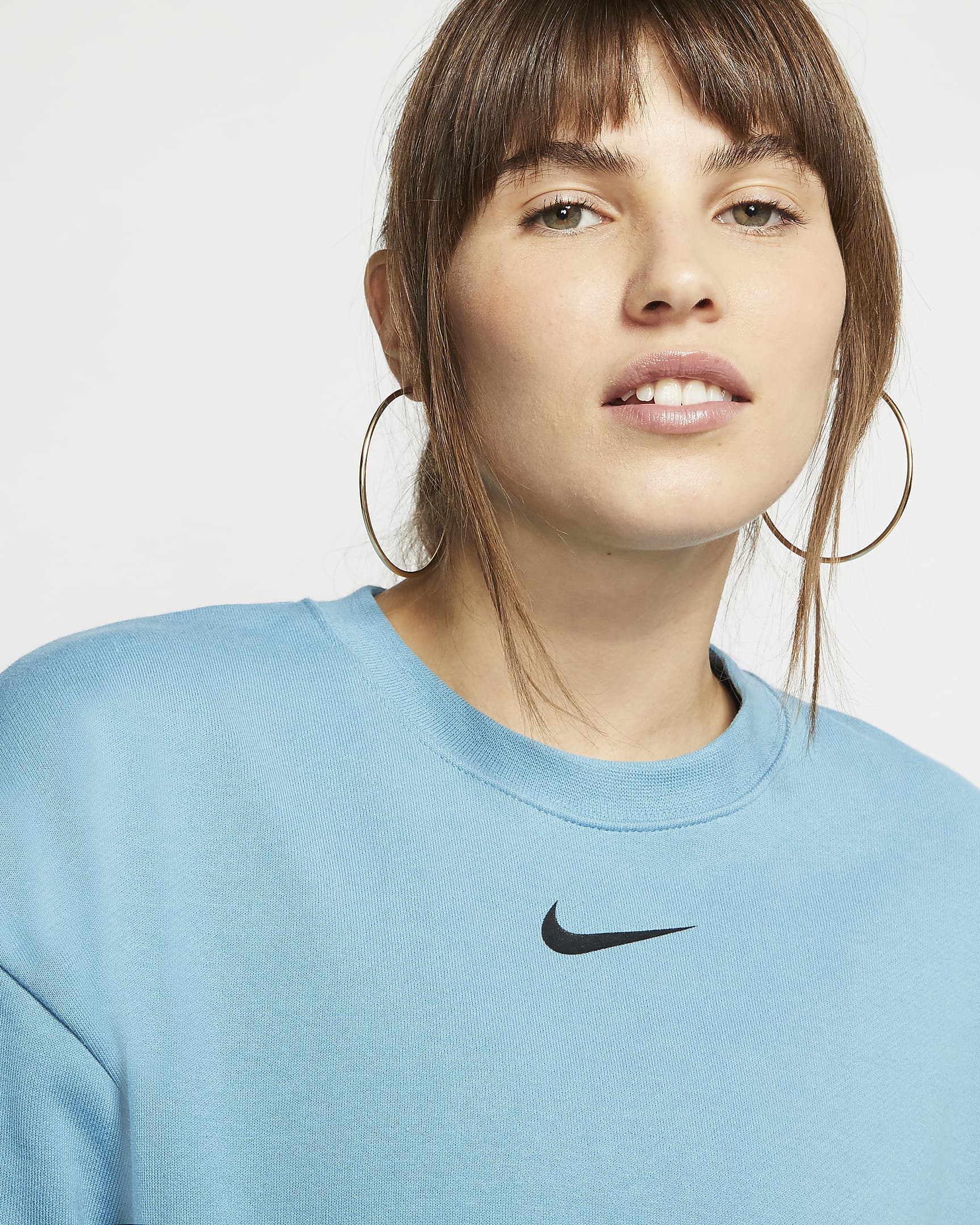 Nike Sportswear Swoosh Women's French Terry Crew. Nike CA