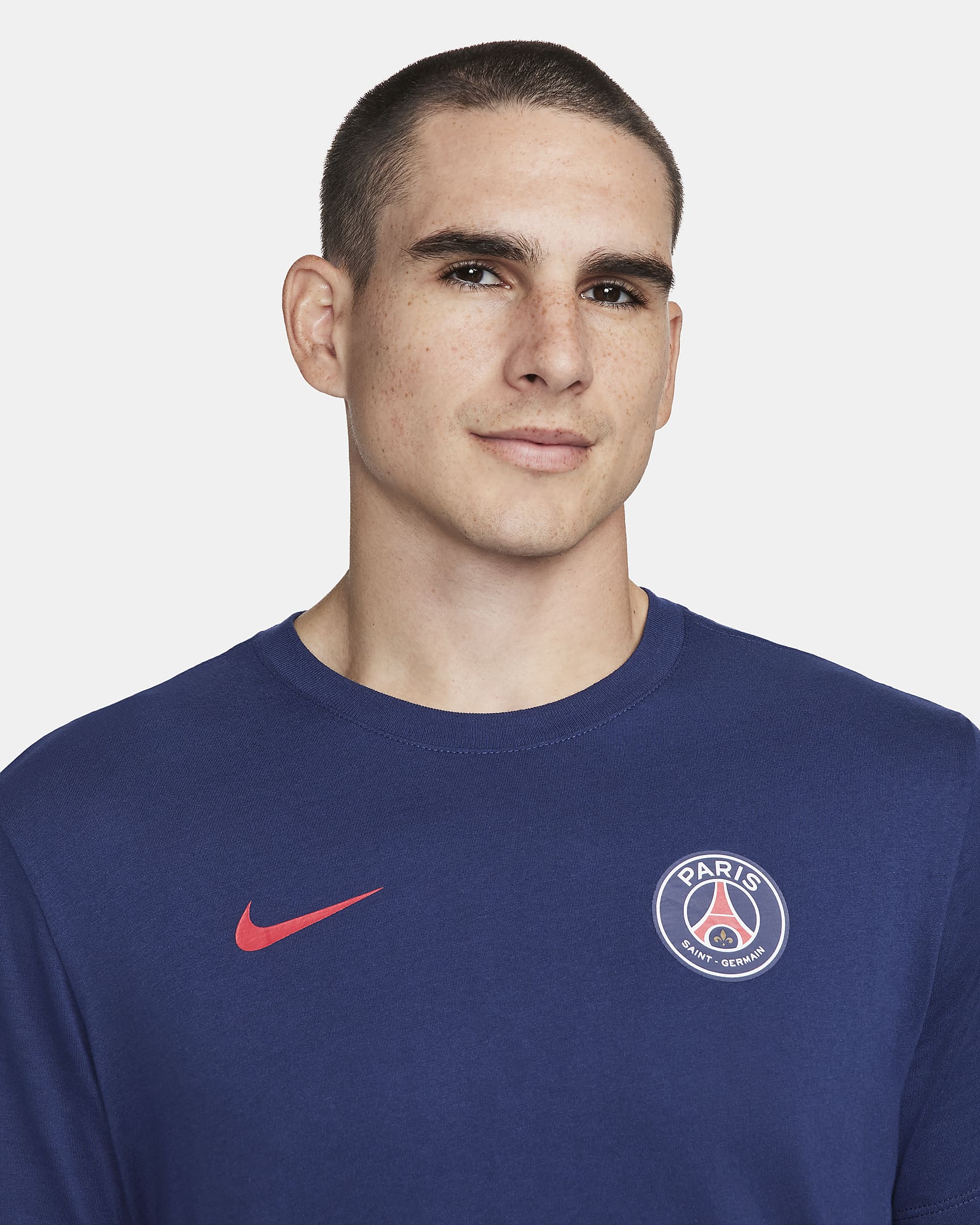 Paris Saint-Germain Men's Nike Soccer T-Shirt - Midnight Navy