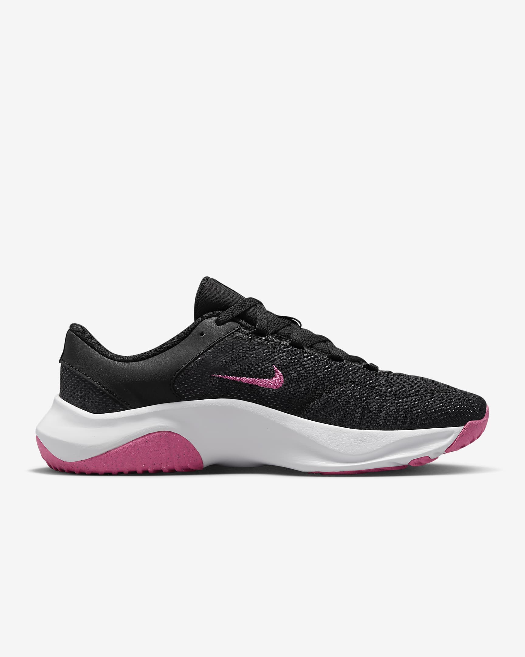 Damskie buty treningowe Nike Legend Essential 3 Next Nature - Czerń/Particle Grey/Dark Smoke Grey/Pinksicle