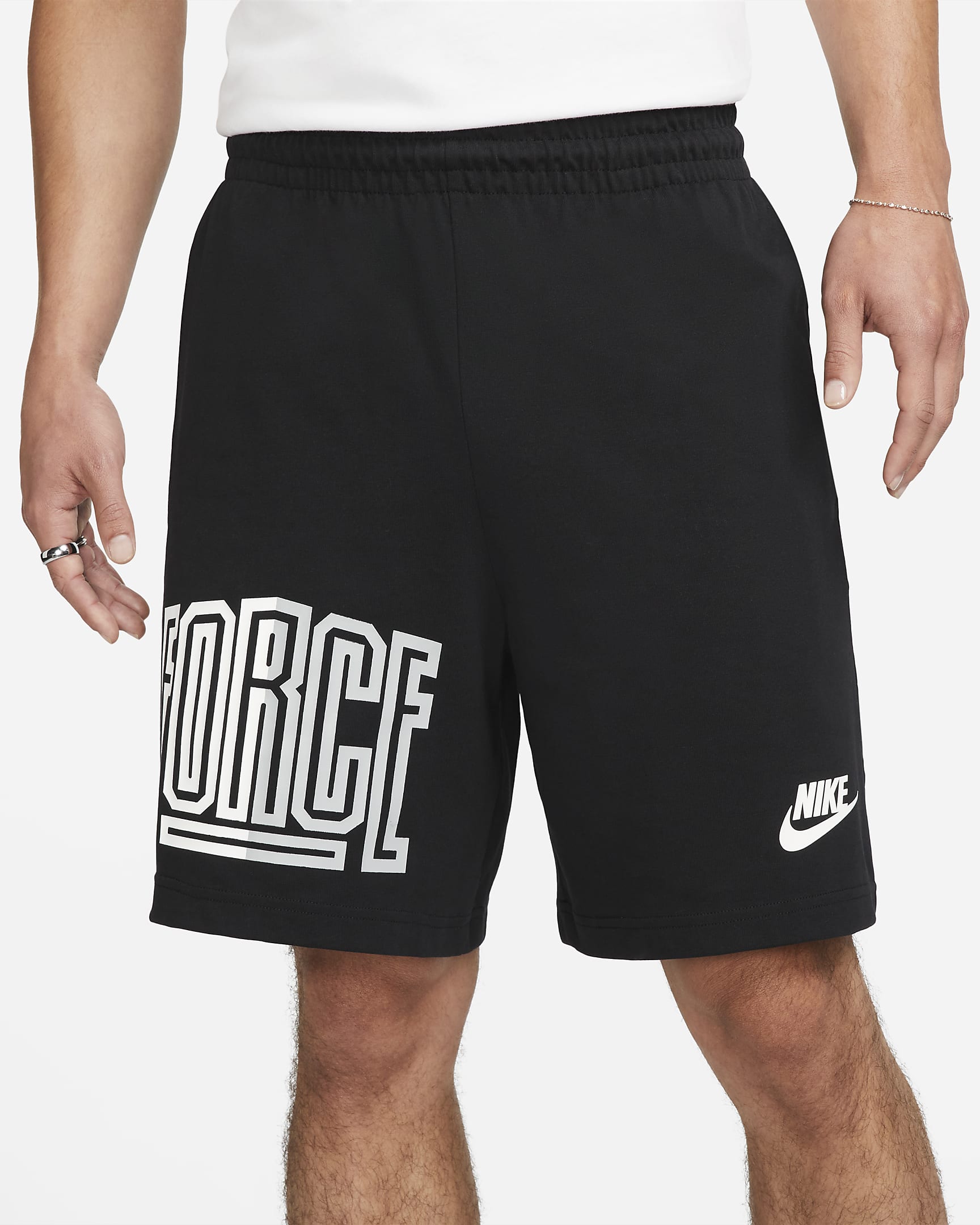 Nike Starting 5 Men's Dri-FIT 20cm (approx.) Basketball Shorts - Black/White