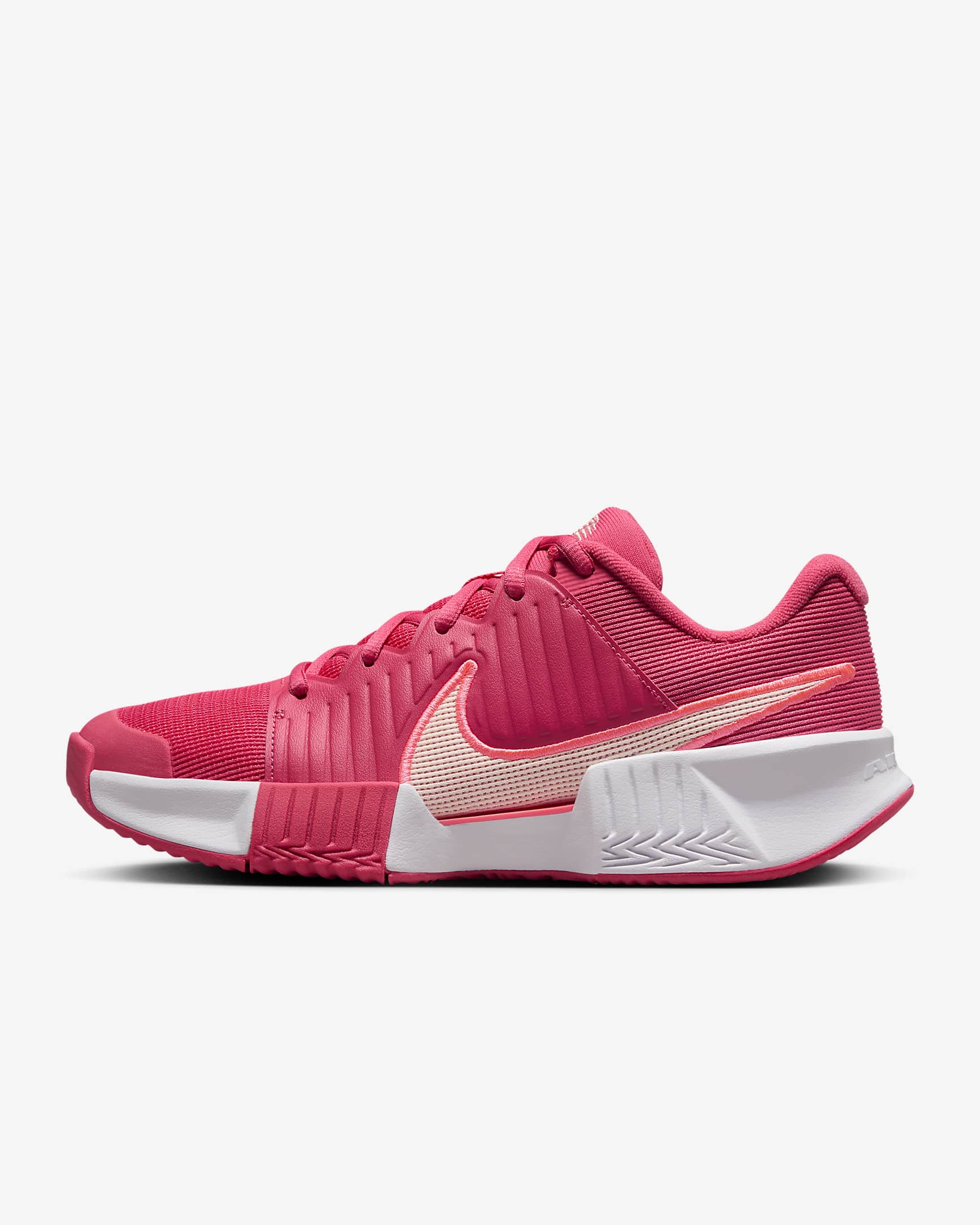 Nike GP Challenge Pro Women's Clay Court Tennis Shoes - Aster Pink/Hot Punch/Crimson Tint