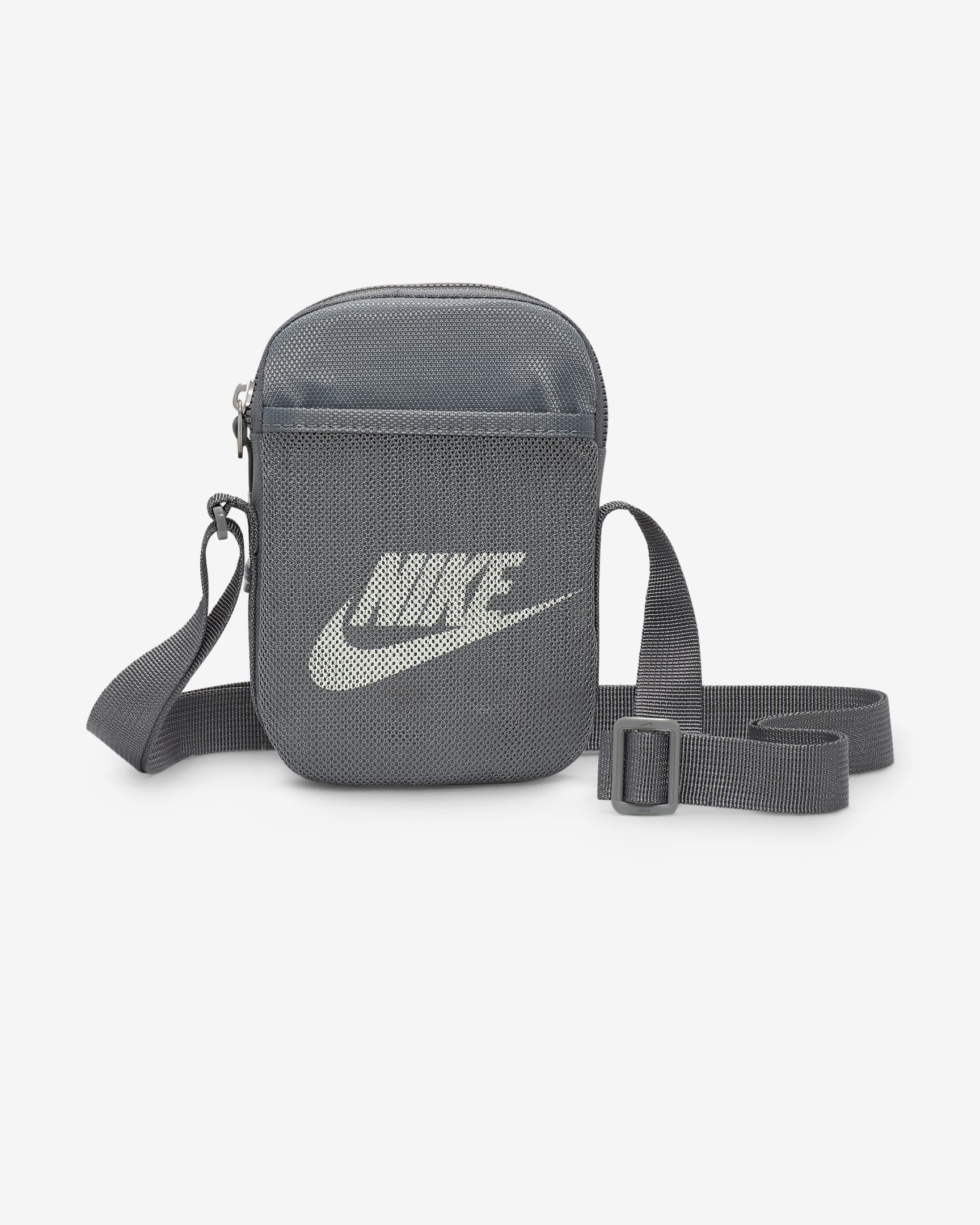 Sac à bandoulière Nike Heritage (petite taille, 1 L) - Smoke Grey/Smoke Grey/Summit White