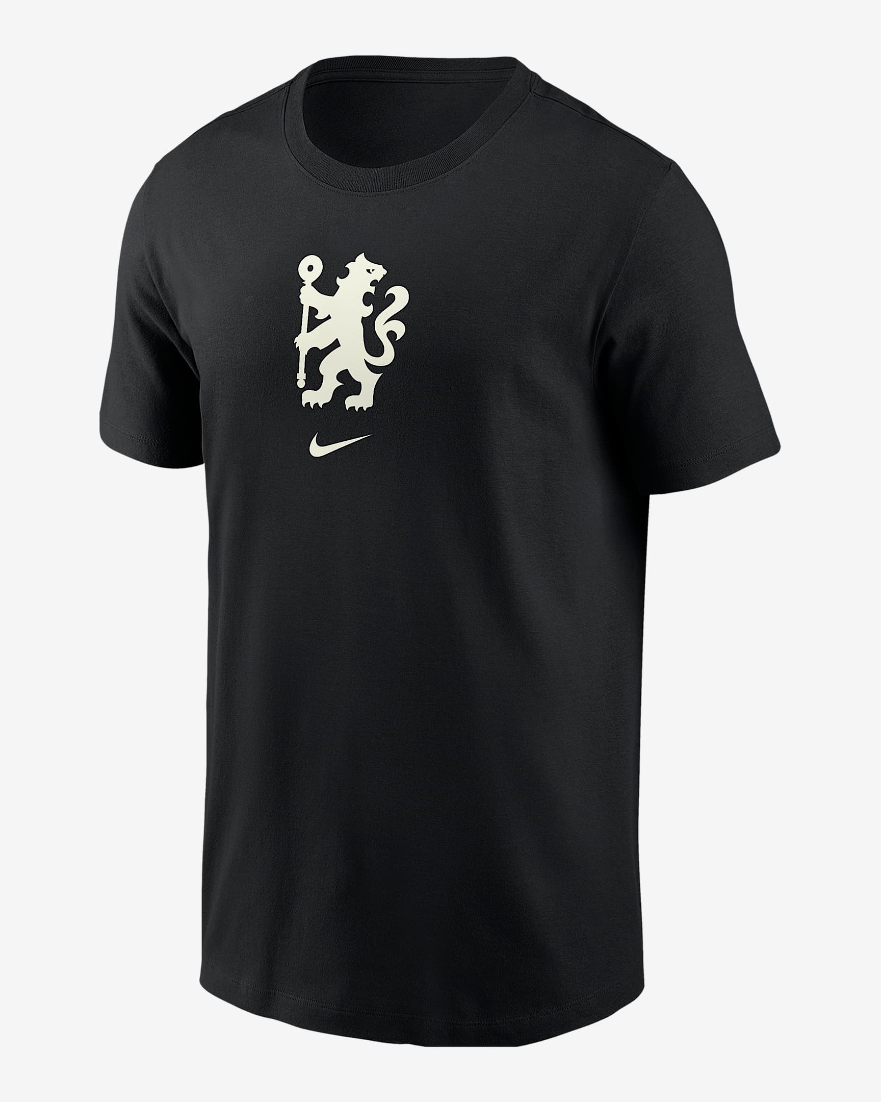 Playera de fútbol Nike para hombre Chelsea FC Core - Negro