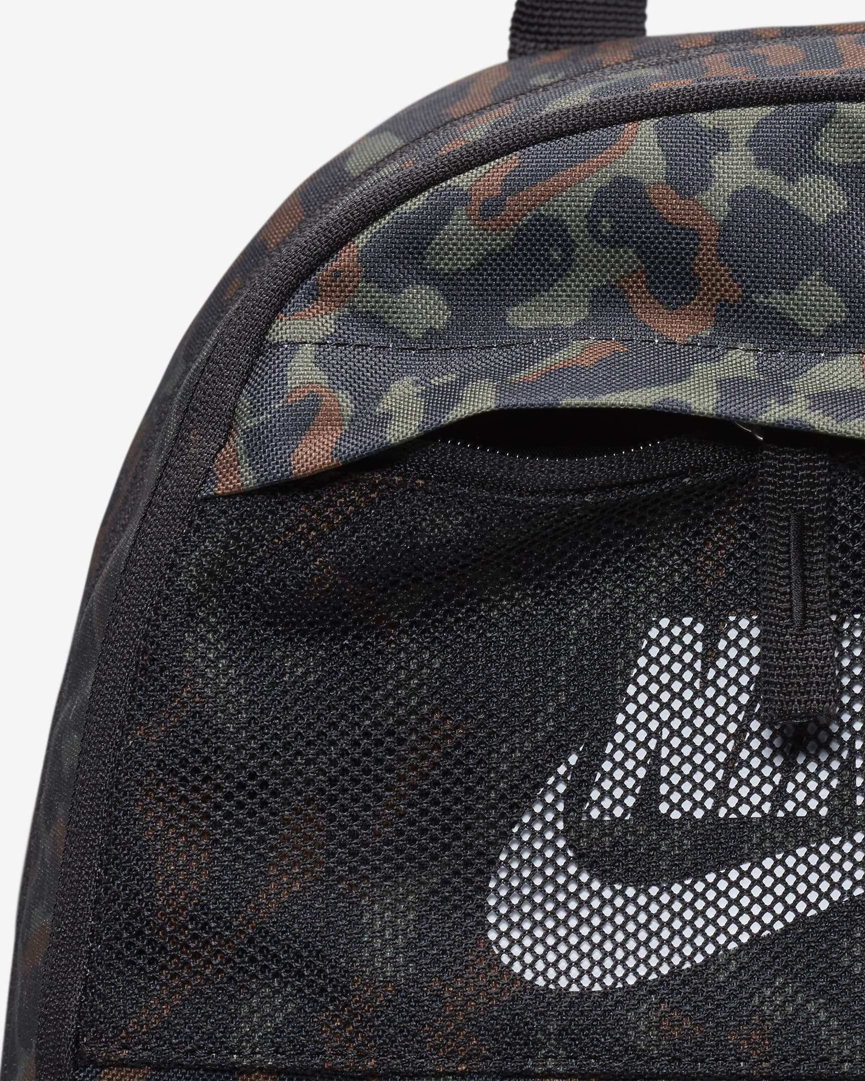 Nike Backpack (21L) - Black/Black/White