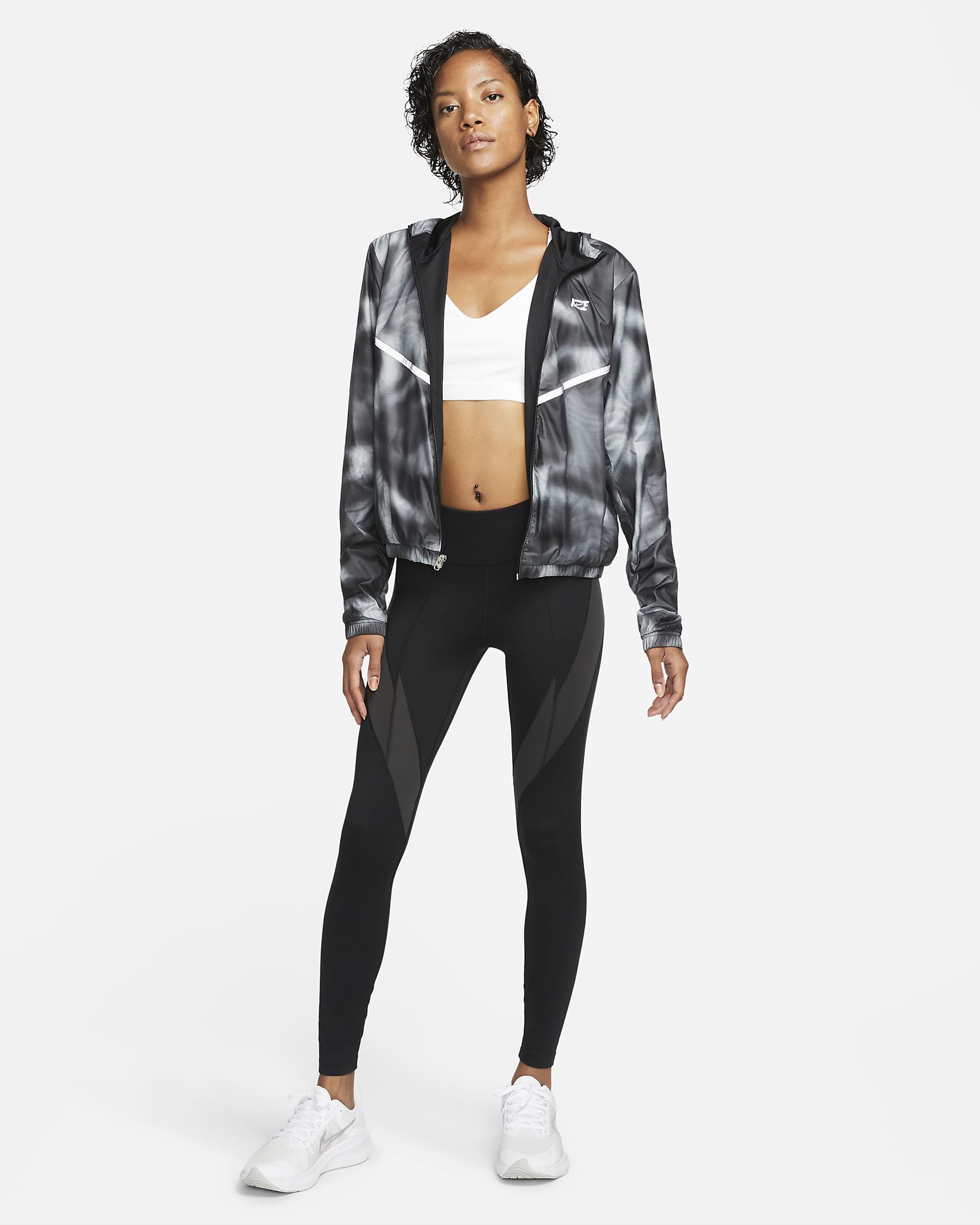 Nike Repel Icon Clash Women's Woven Printed Running Jacket. Nike ID