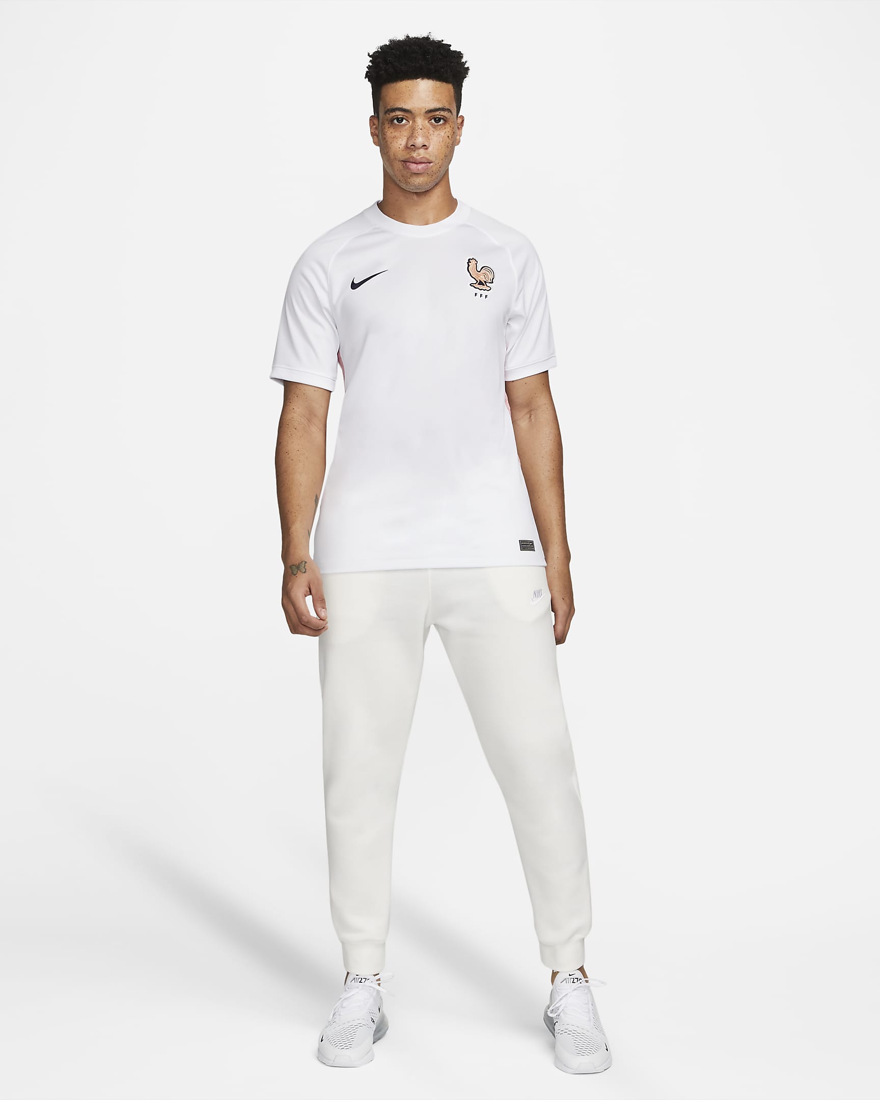 FFF 2022 Stadium Away Men's Nike Dri-FIT Soccer Jersey - White/Pink Glaze/Blackened Blue