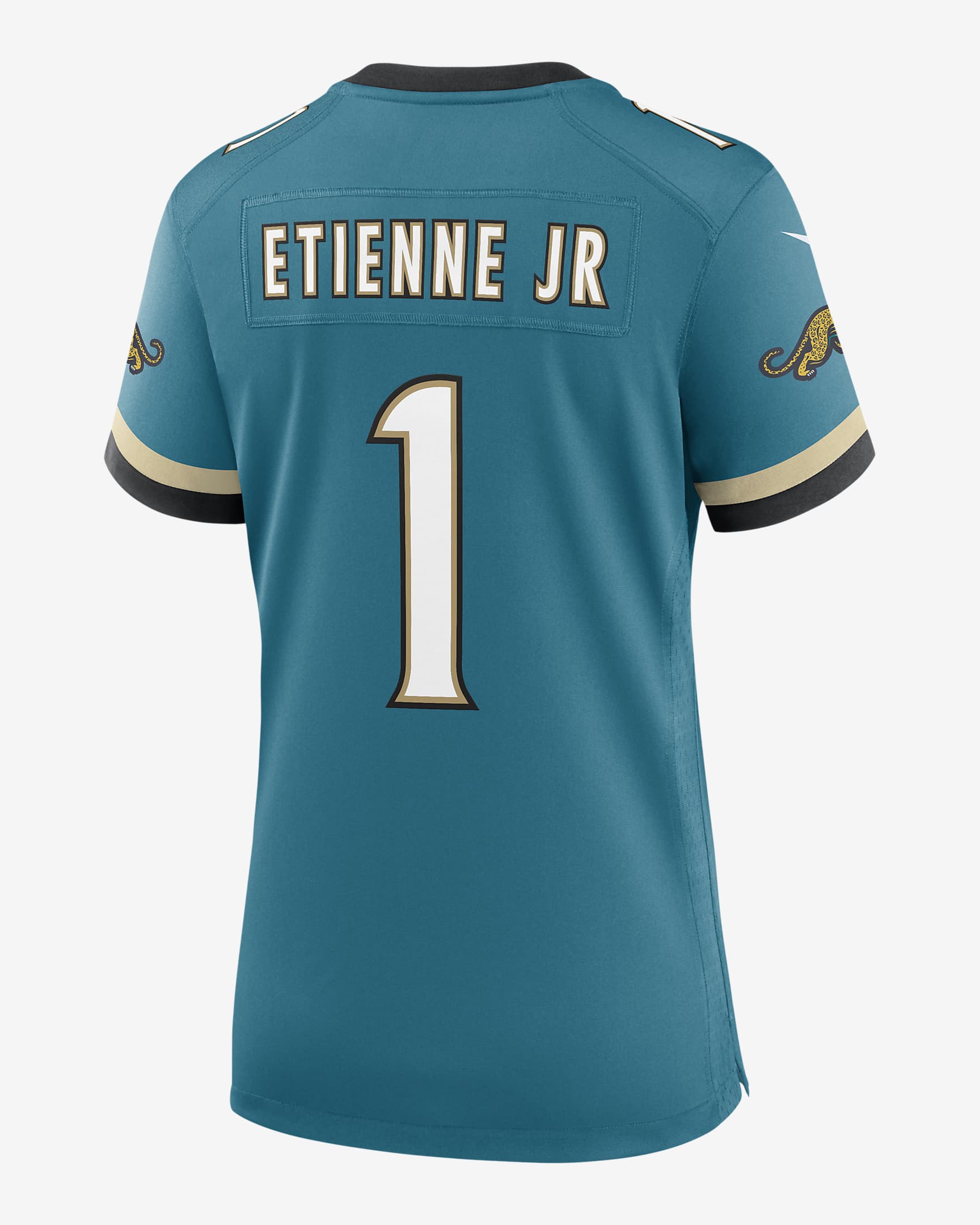 Travis Etienne Jr. Jacksonville Jaguars Women's Nike NFL Game Football Jersey - Teal