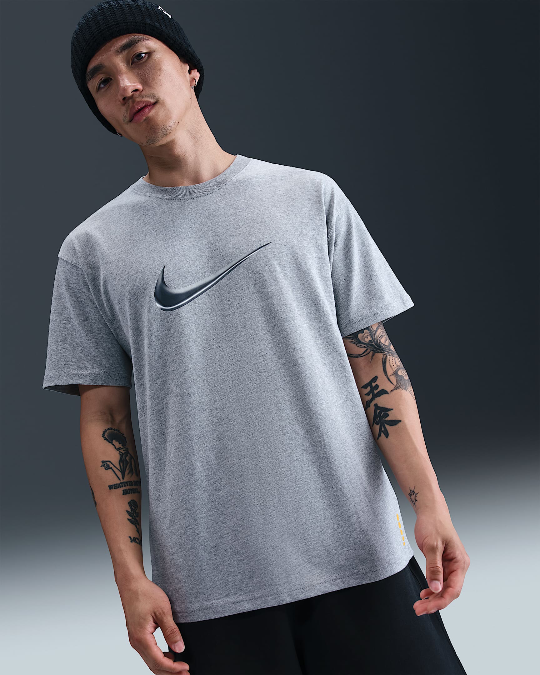 Nike Sportswear Men's Max90 T-Shirt - Dark Grey Heather