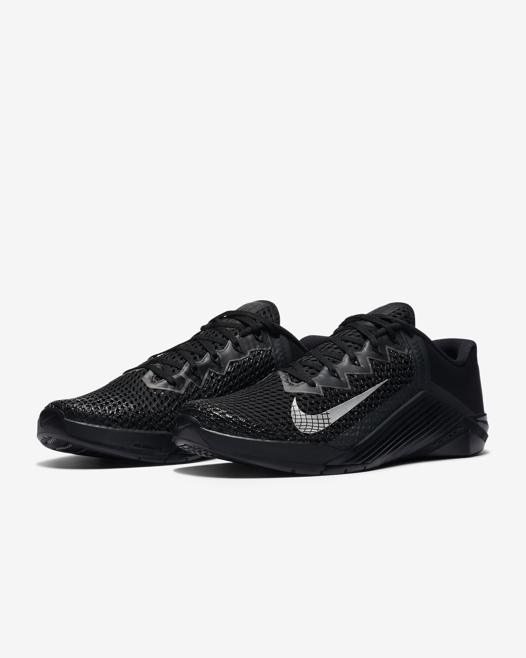 Nike Metcon 6 Men's Training Shoe - Black/Anthracite/Metallic Silver