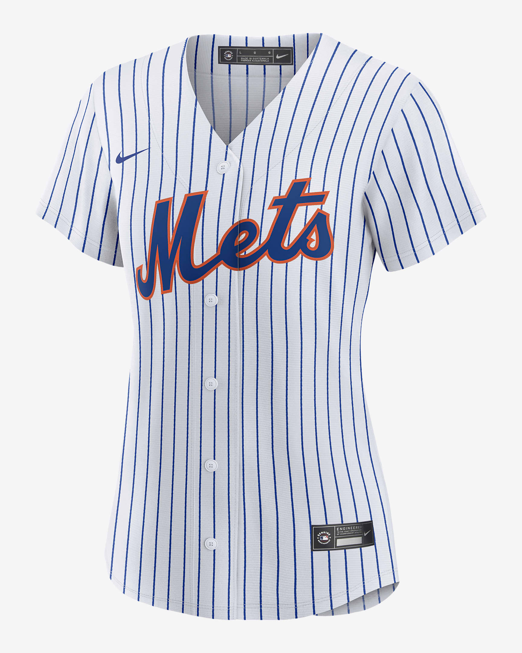 MLB New York Mets (Justin Verlander) Women's Replica Baseball Jersey - White/Royal