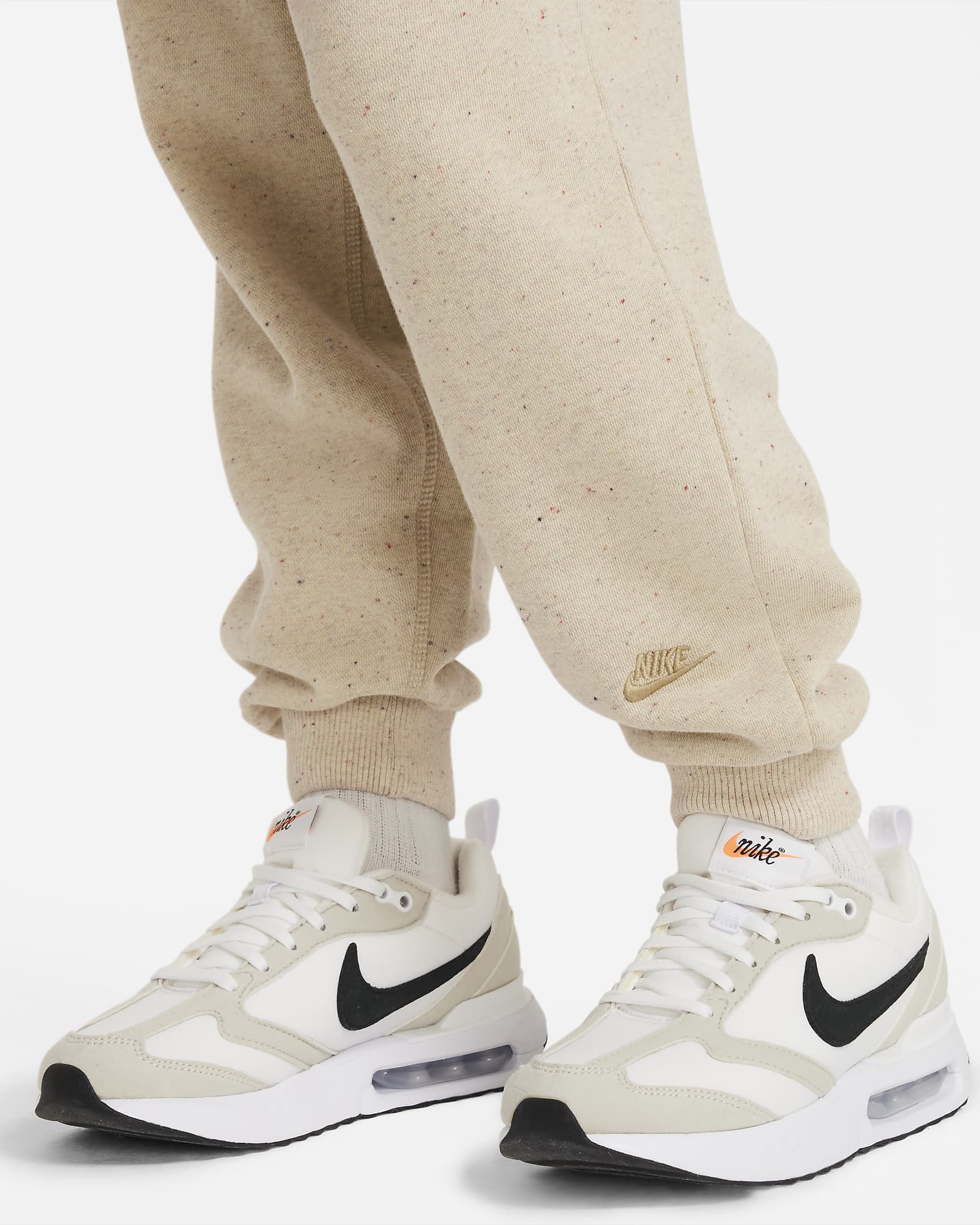 Nike Sportswear Icon Fleece Big Kids' Loose Joggers - Limestone/Limestone