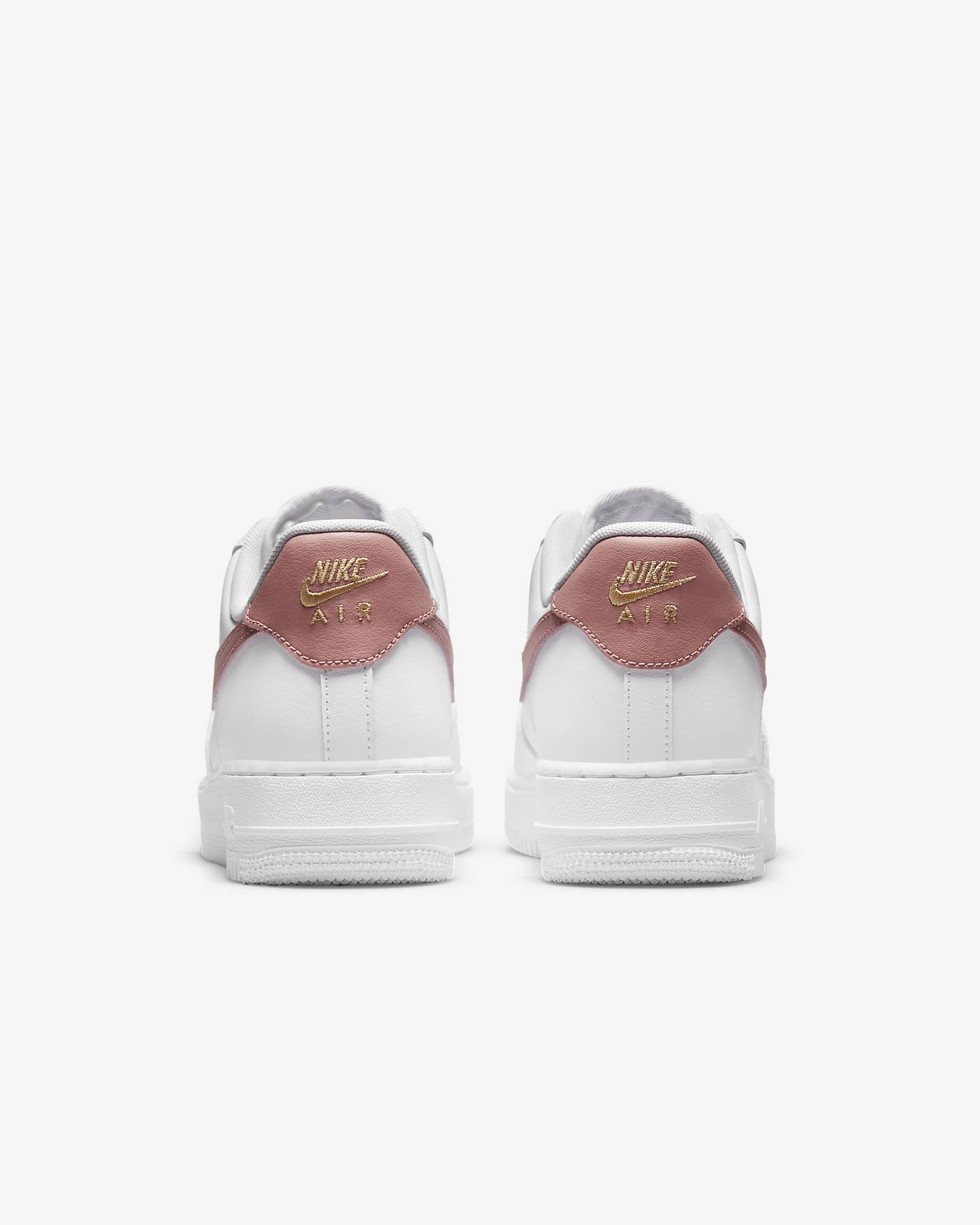 Nike Air Force 1 '07 Essential Women's Shoes - White/White/Rust Pink/Rust Pink