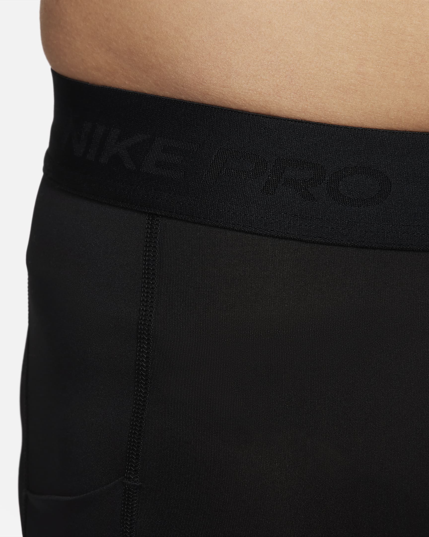 Nike Pro Men's Dri-FIT Fitness Shorts - Black/White