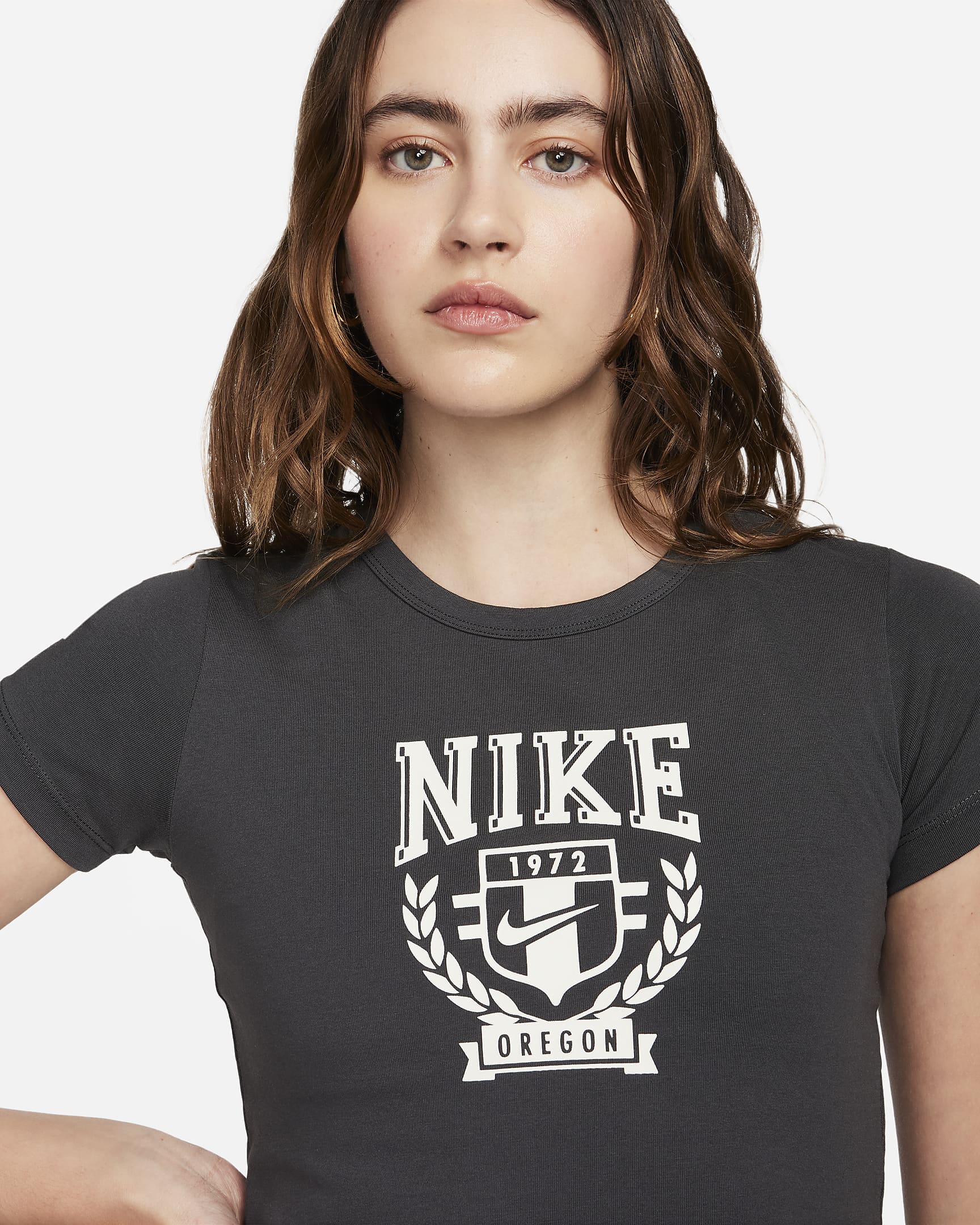 t shirt court nike femme