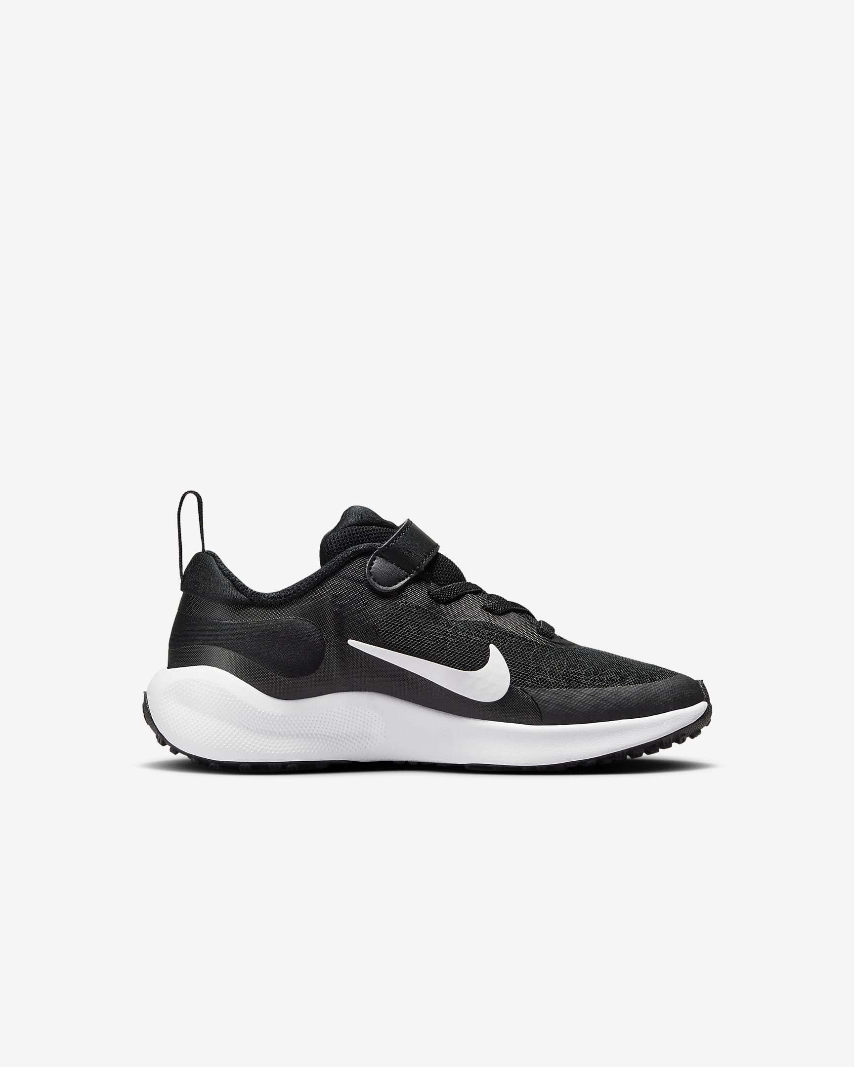 Nike Revolution 7 Younger Kids' Shoes - Black/White/White