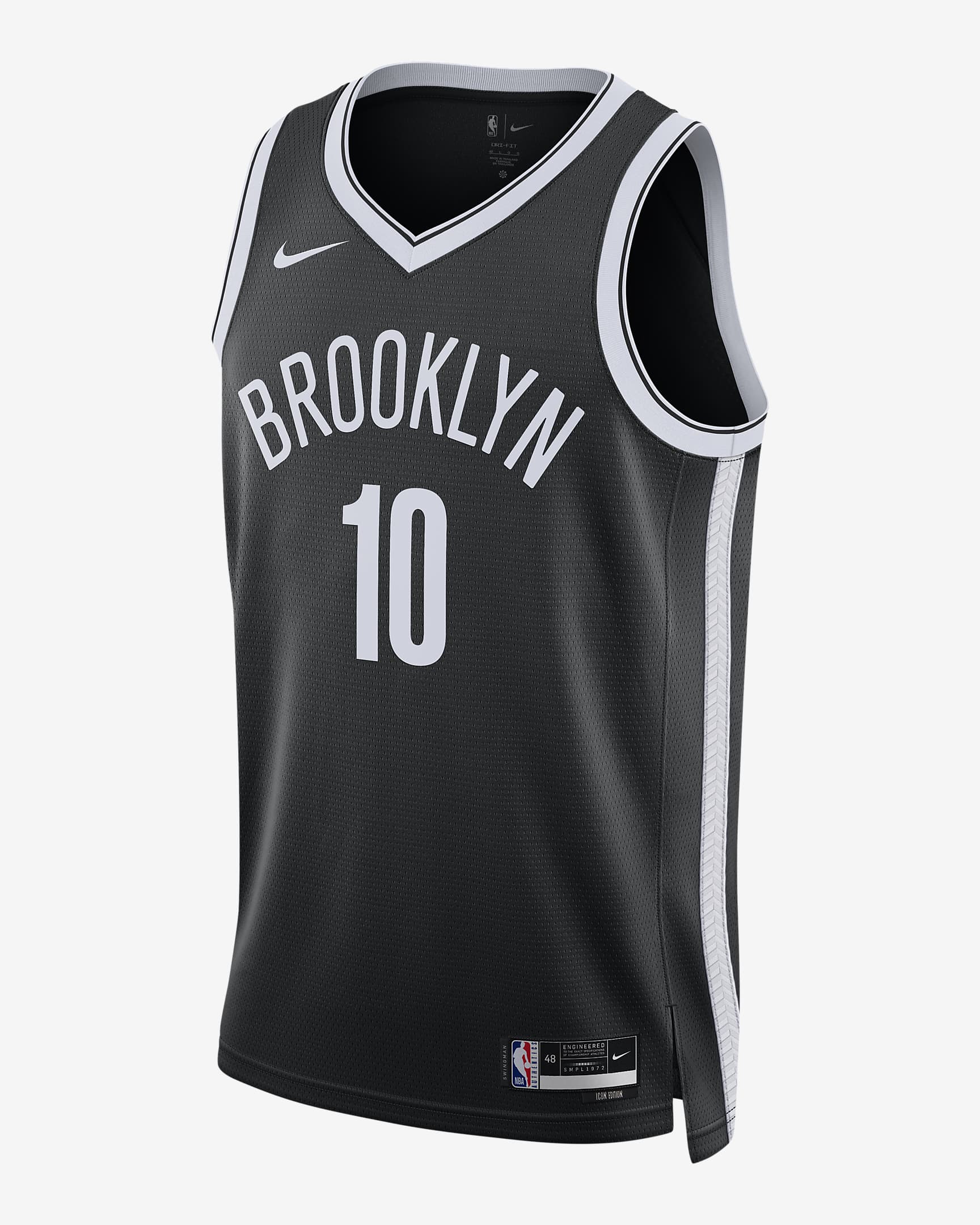 Brooklyn Nets Icon Edition 2022/23 Nike DriFIT NBA Swingman Trikot für