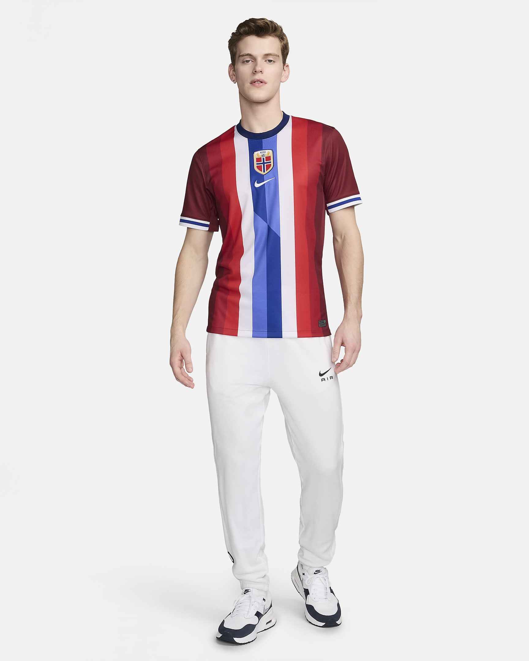 Norway (Men's Team) 2024/25 Stadium Home Men's Nike Dri-FIT Soccer ...