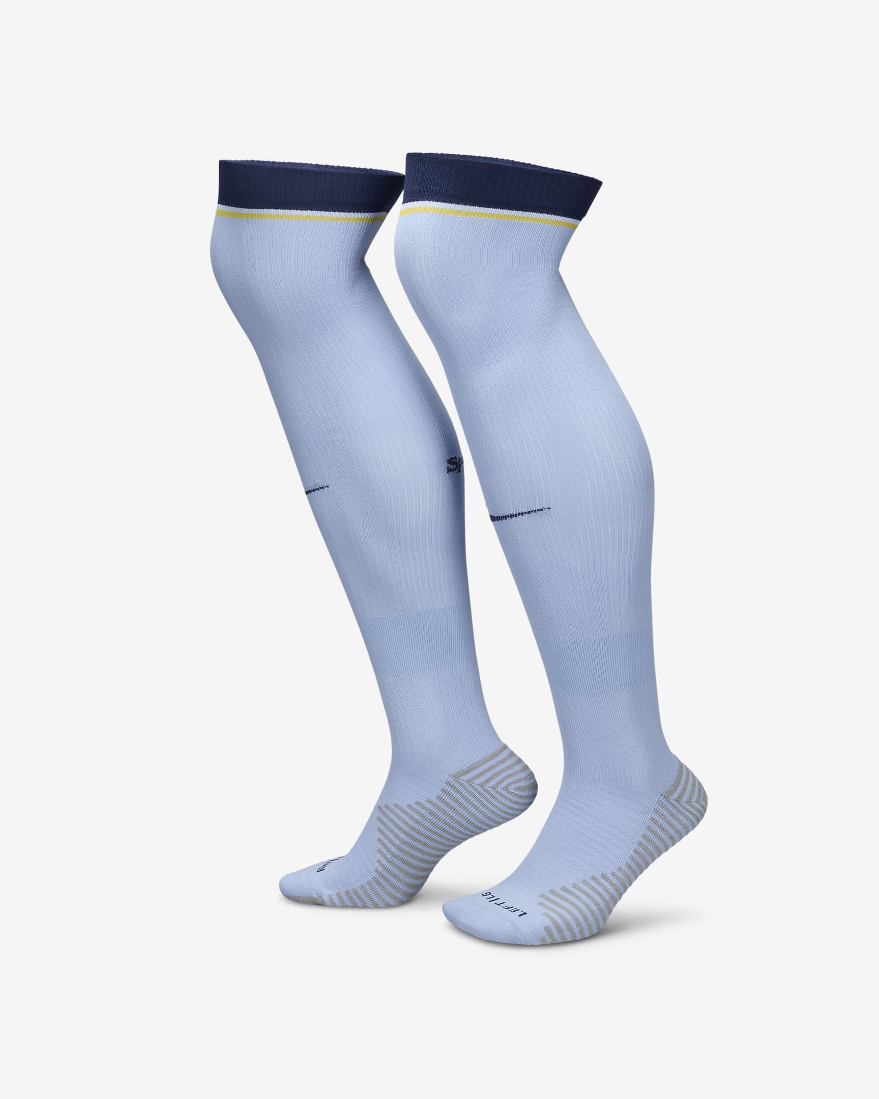 Knælange Tottenham Hotspur Strike Away Nike Dri-FIT-fodboldstrømper - Cobalt Bliss/Binary Blue/Royal Tint/Binary Blue