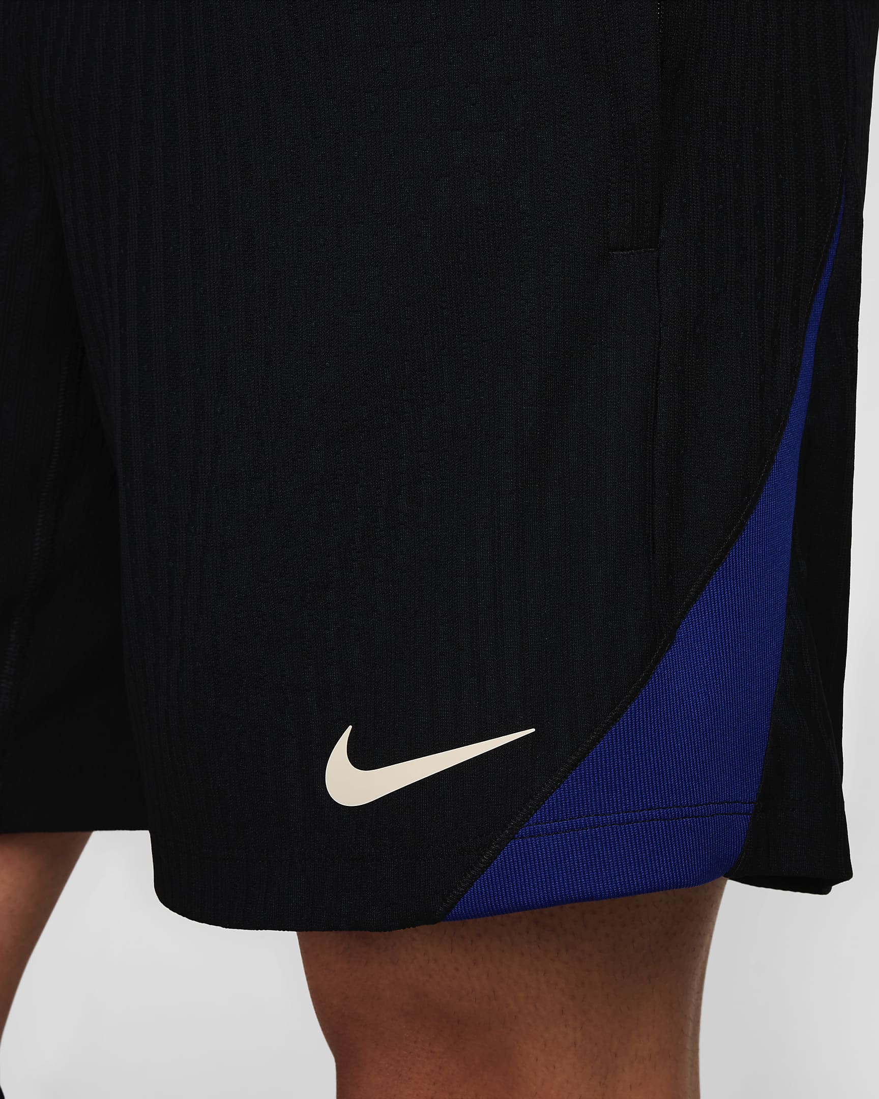 F.C. Barcelona Strike Elite Men's NIke Dri-FIT ADV Football Knit Shorts - Black/Noble Red/Deep Royal Blue/Light Orewood Brown