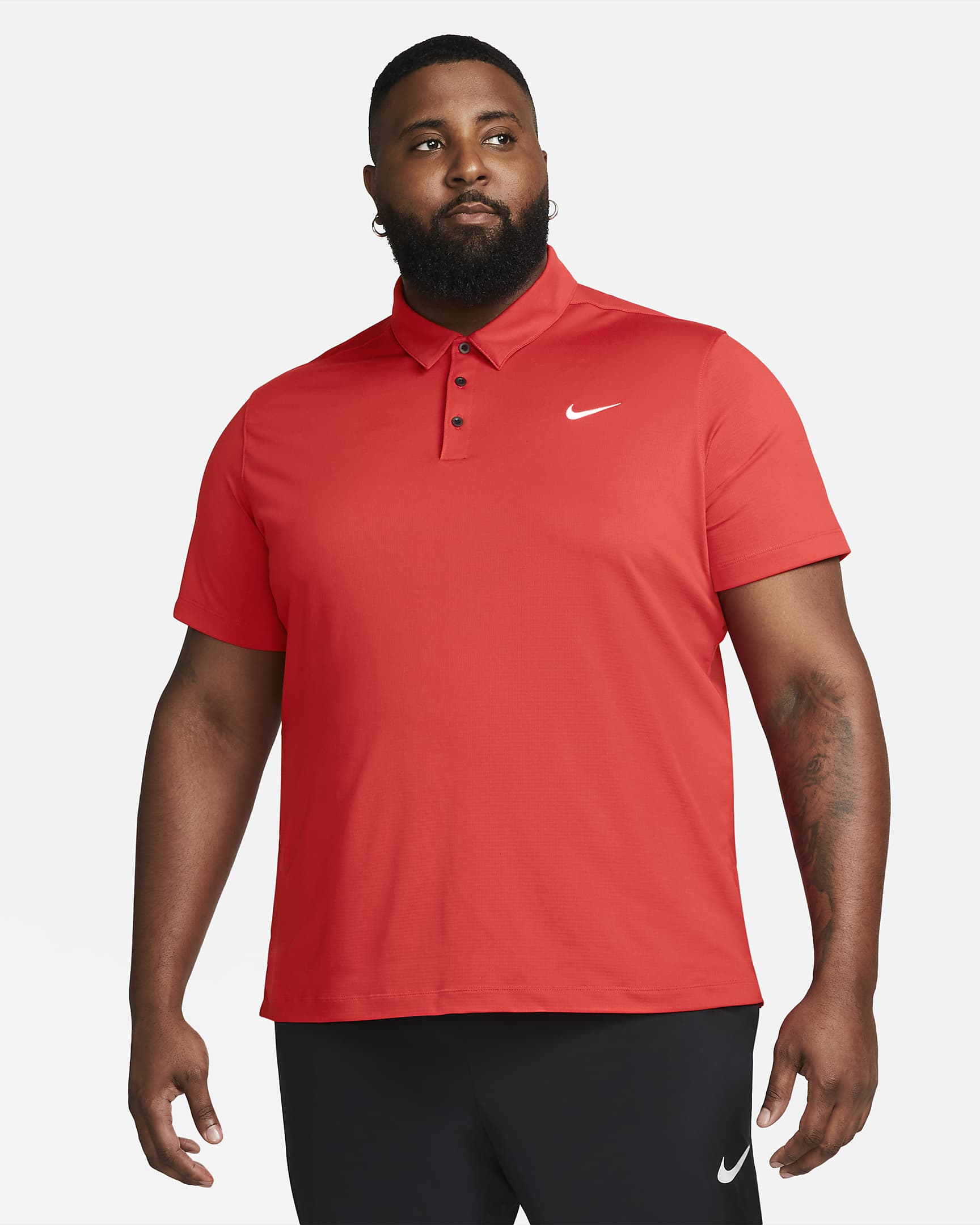 Polo de fútbol para hombre Nike - Rojo universitario/Negro/Blanco