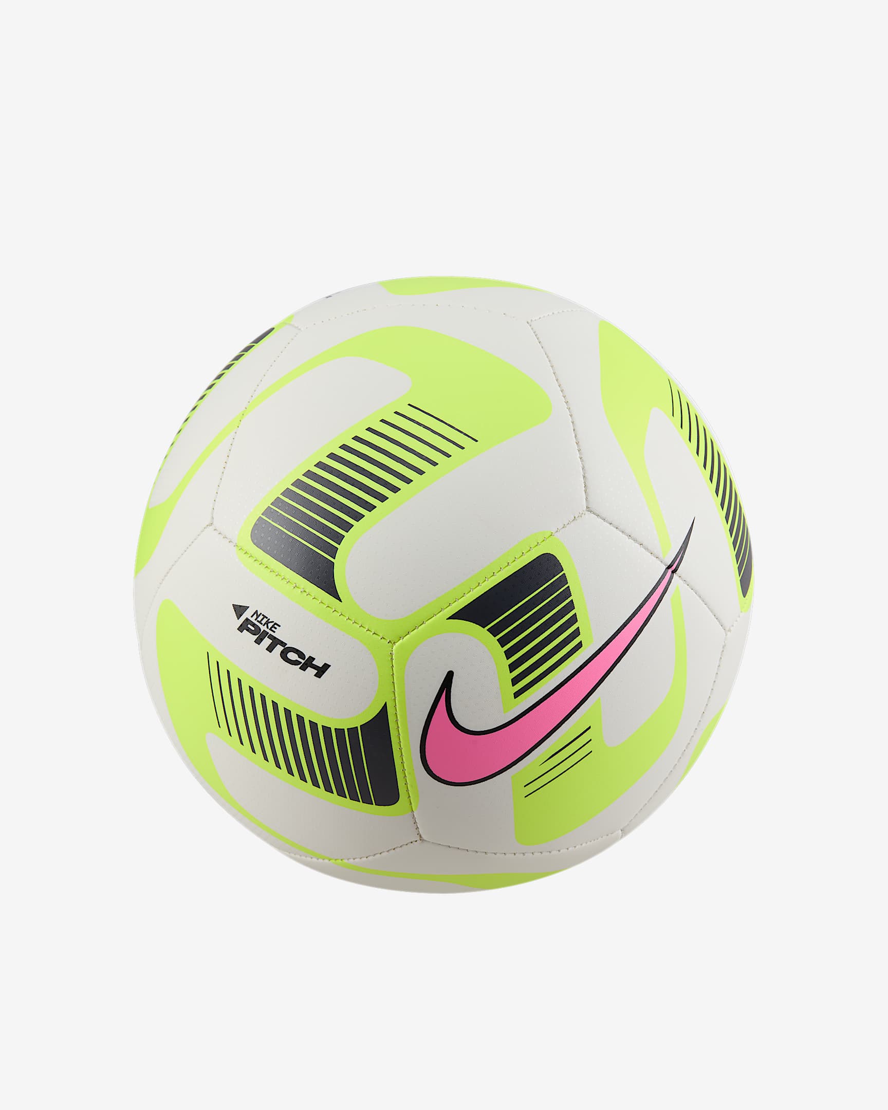 Balón de fútbol Nike Pitch - Blanco/Volt/Hechizo rosa