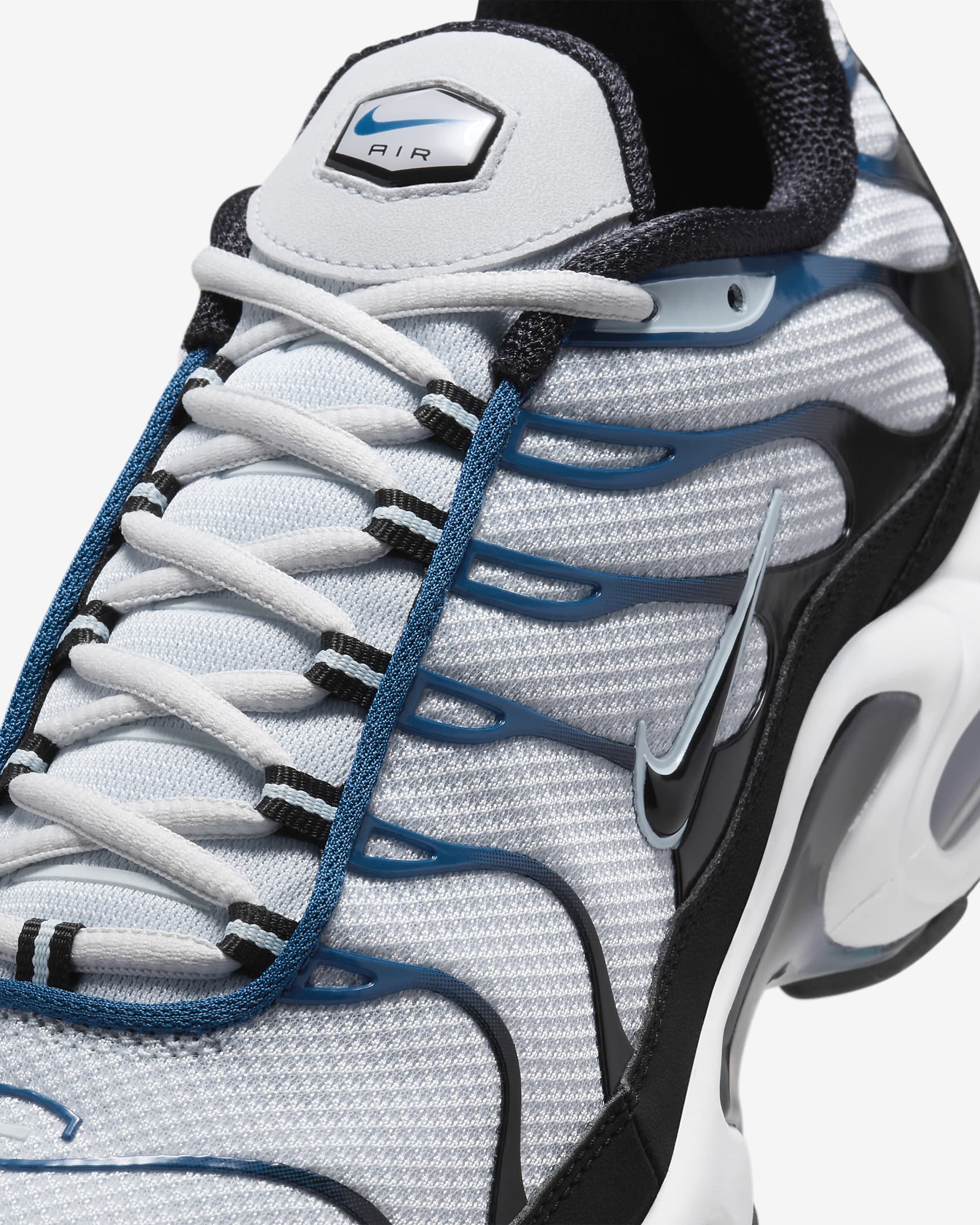 Nike Air Max Plus Men's Shoes - Pure Platinum/Court Blue/Glacier Blue/Black