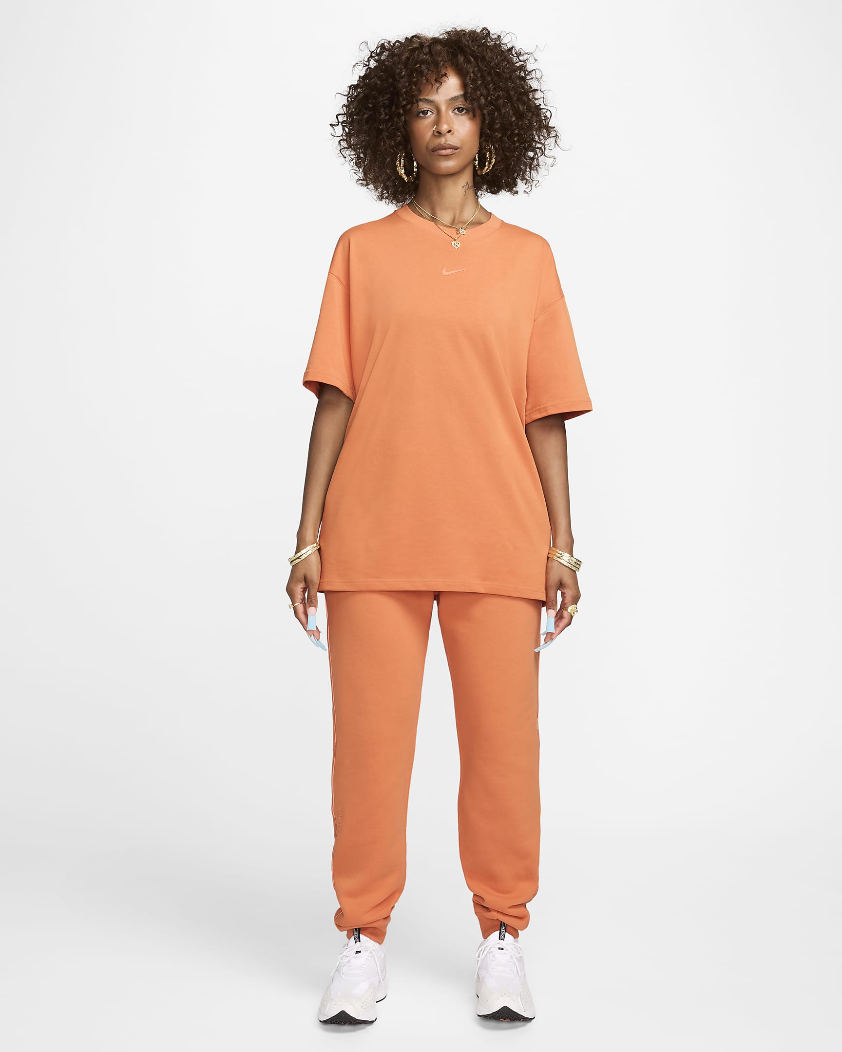 NOCTA NOCTA Fleece CS-sweatpants - Hot Curry/Orange Trance/Orange Trance