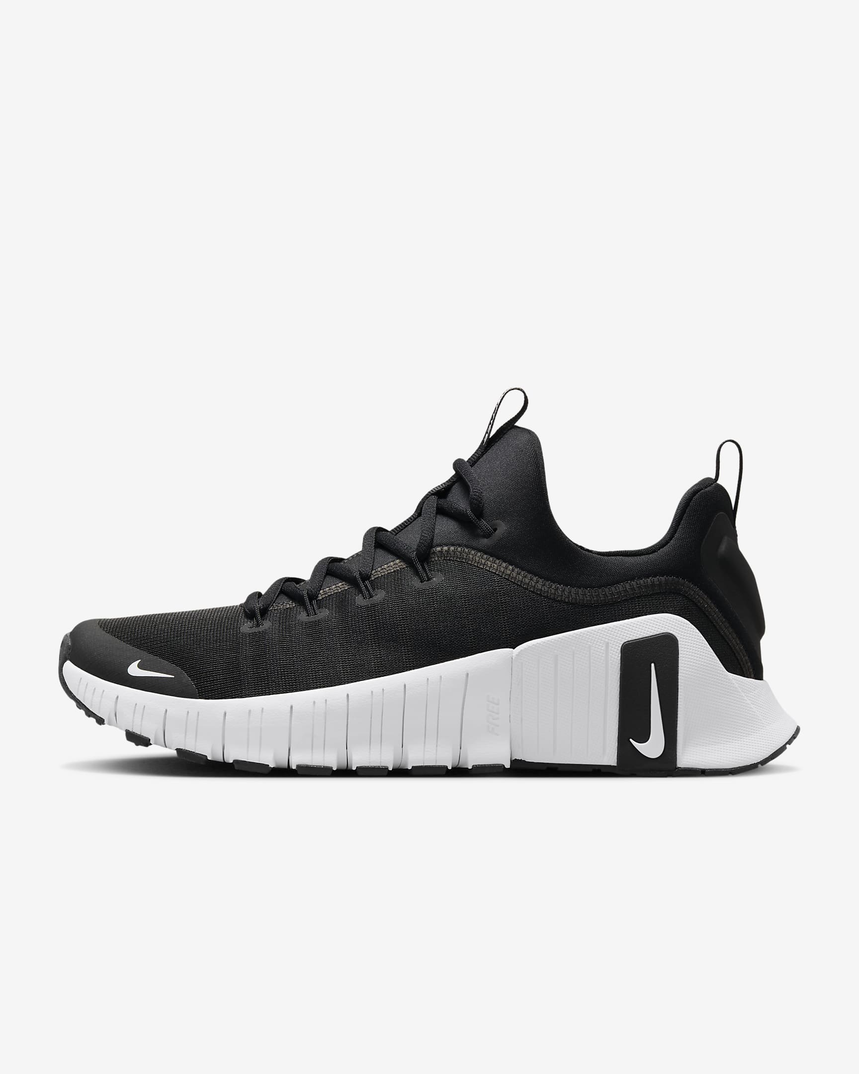 Chaussure d'entraînement Nike Free Metcon 6 pour homme - Noir/Blanc