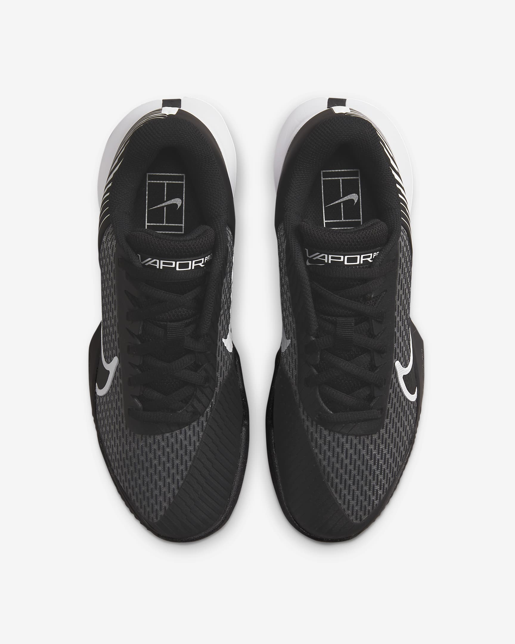 NikeCourt Air Zoom Vapor Pro 2 Women's Hard Court Tennis Shoes - Black/White