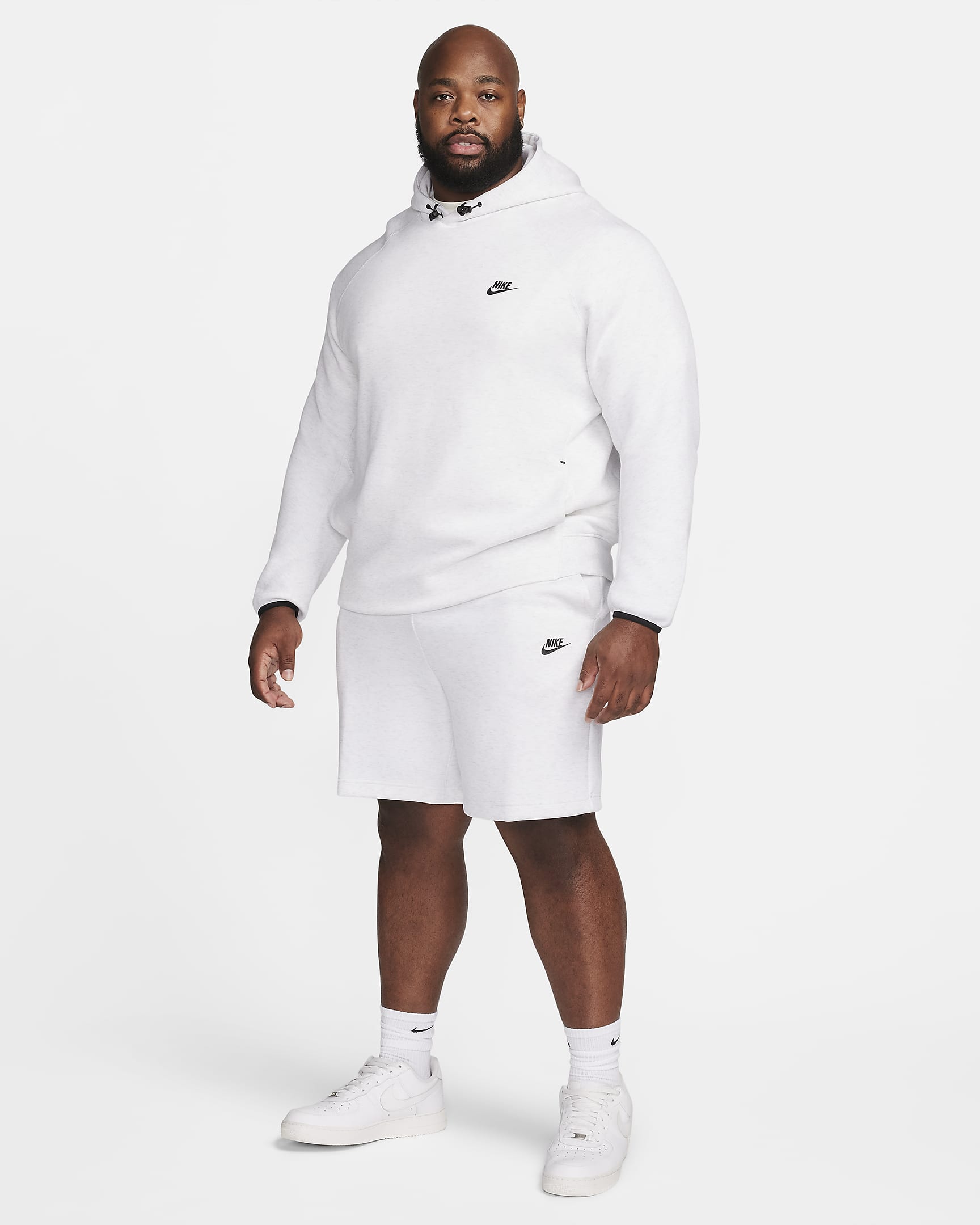 Short Nike Sportswear Tech Fleece pour homme - Birch Heather/Noir