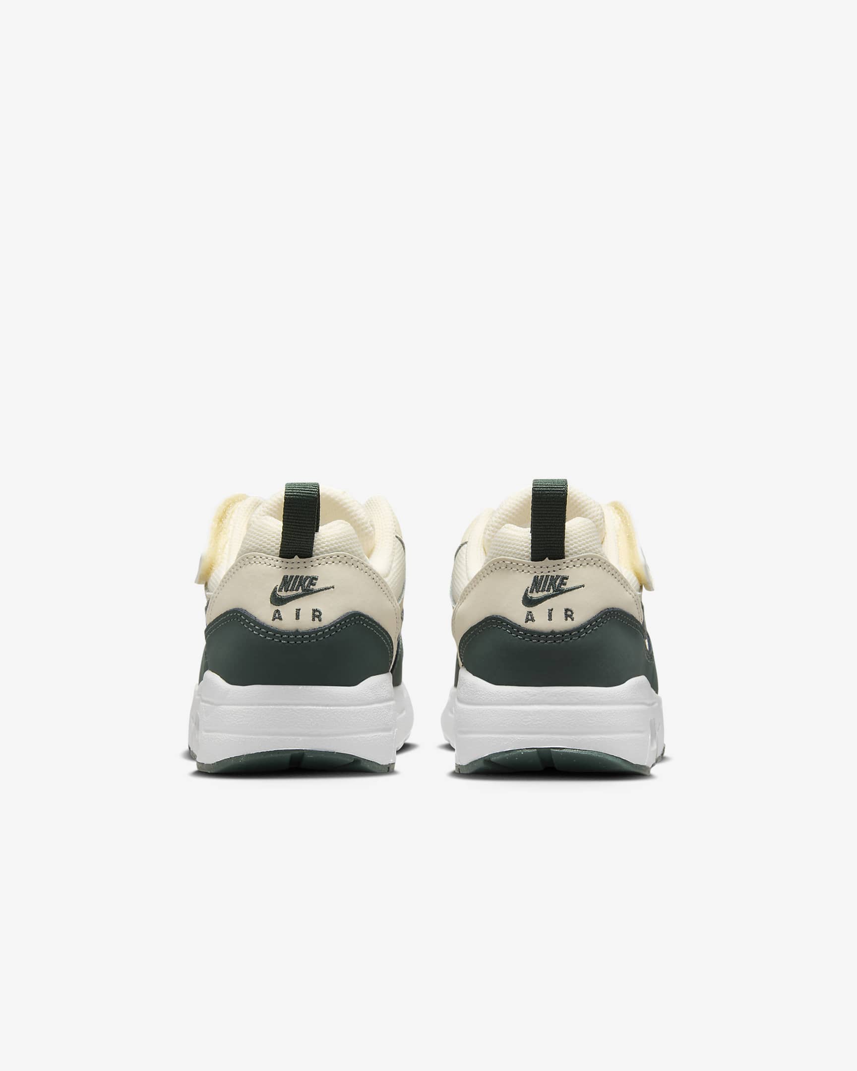 รองเท้าเด็กเล็ก Nike Air Max 1 EasyOn - Pale Ivory/ขาว/Bicoastal/Vintage Green