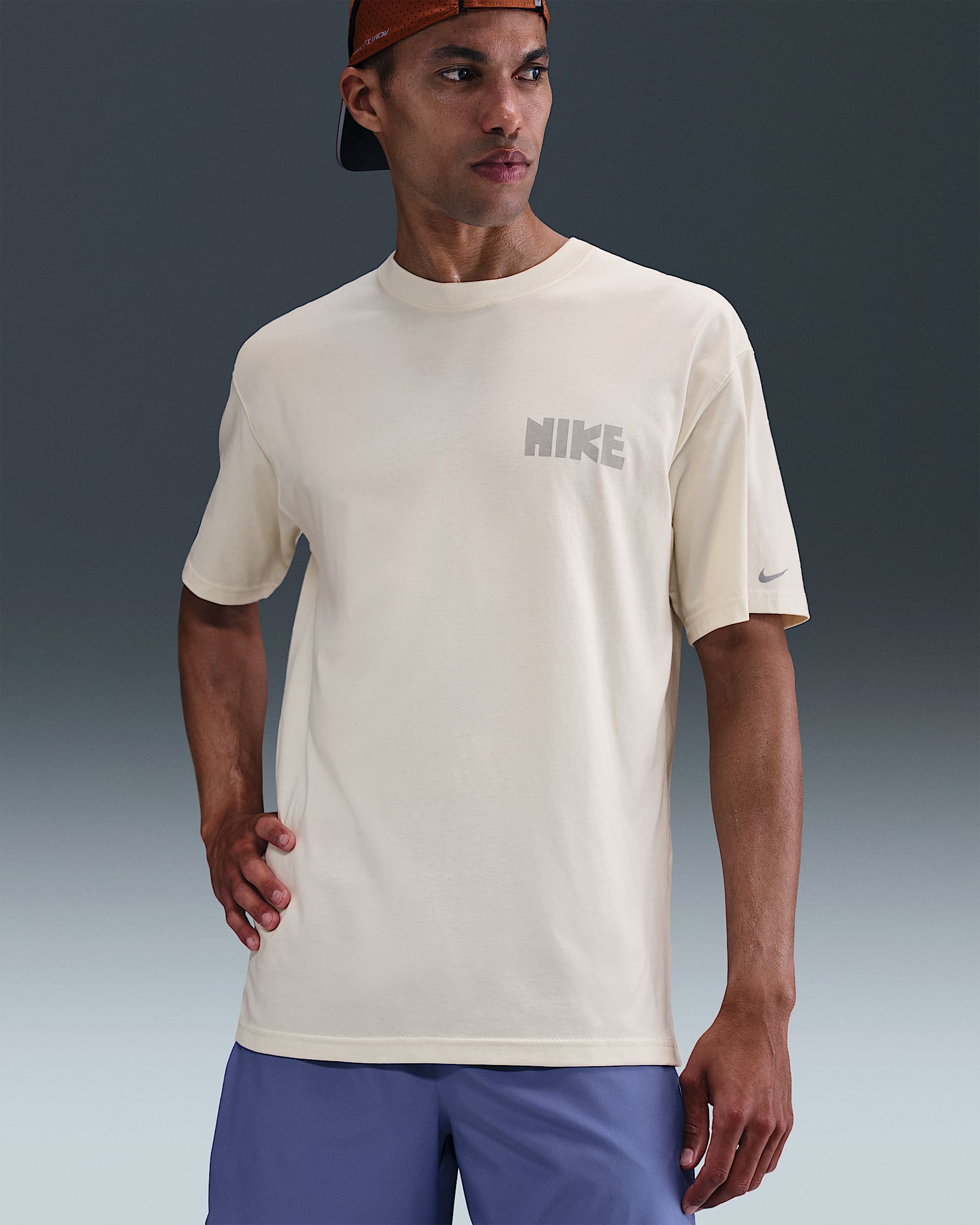 Nike Hardloopshirt voor heren - Soft Pearl