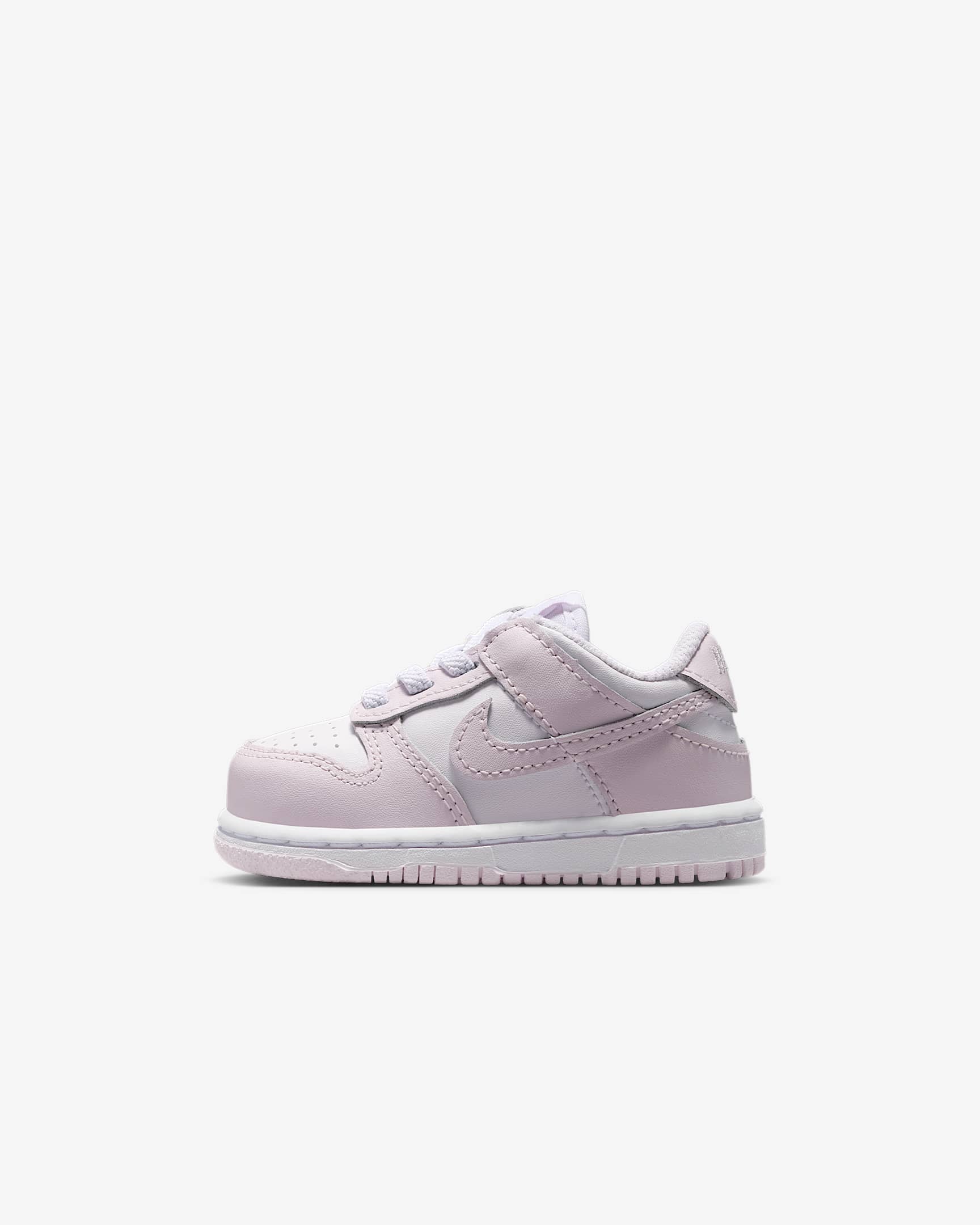 Chaussure Nike Dunk Low pour bébé et tout-petit - Blanc/Light Violet/Light Violet