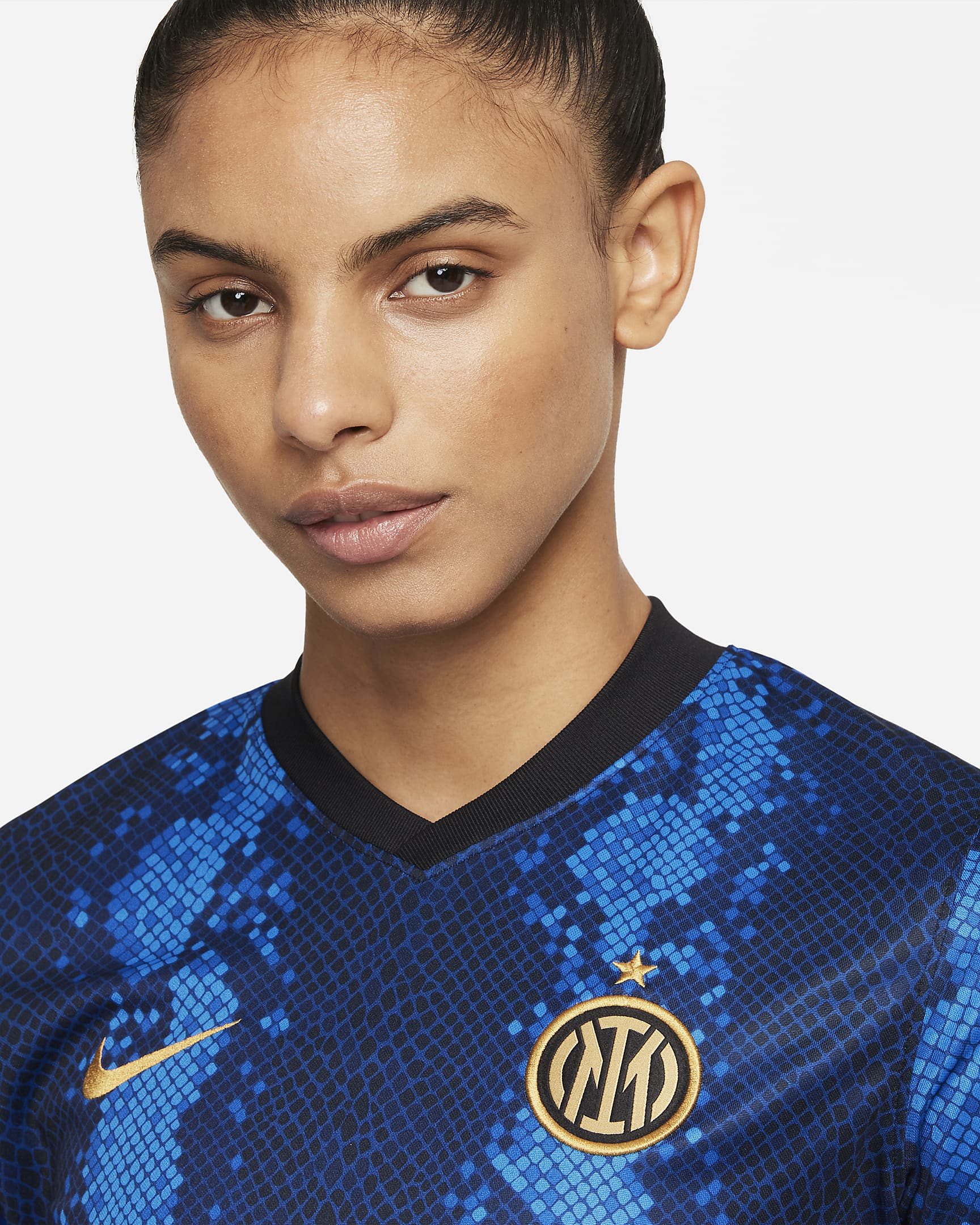 Inter Milan 2021/22 Stadium Home Women's Nike Dri-FIT Football Shirt ...