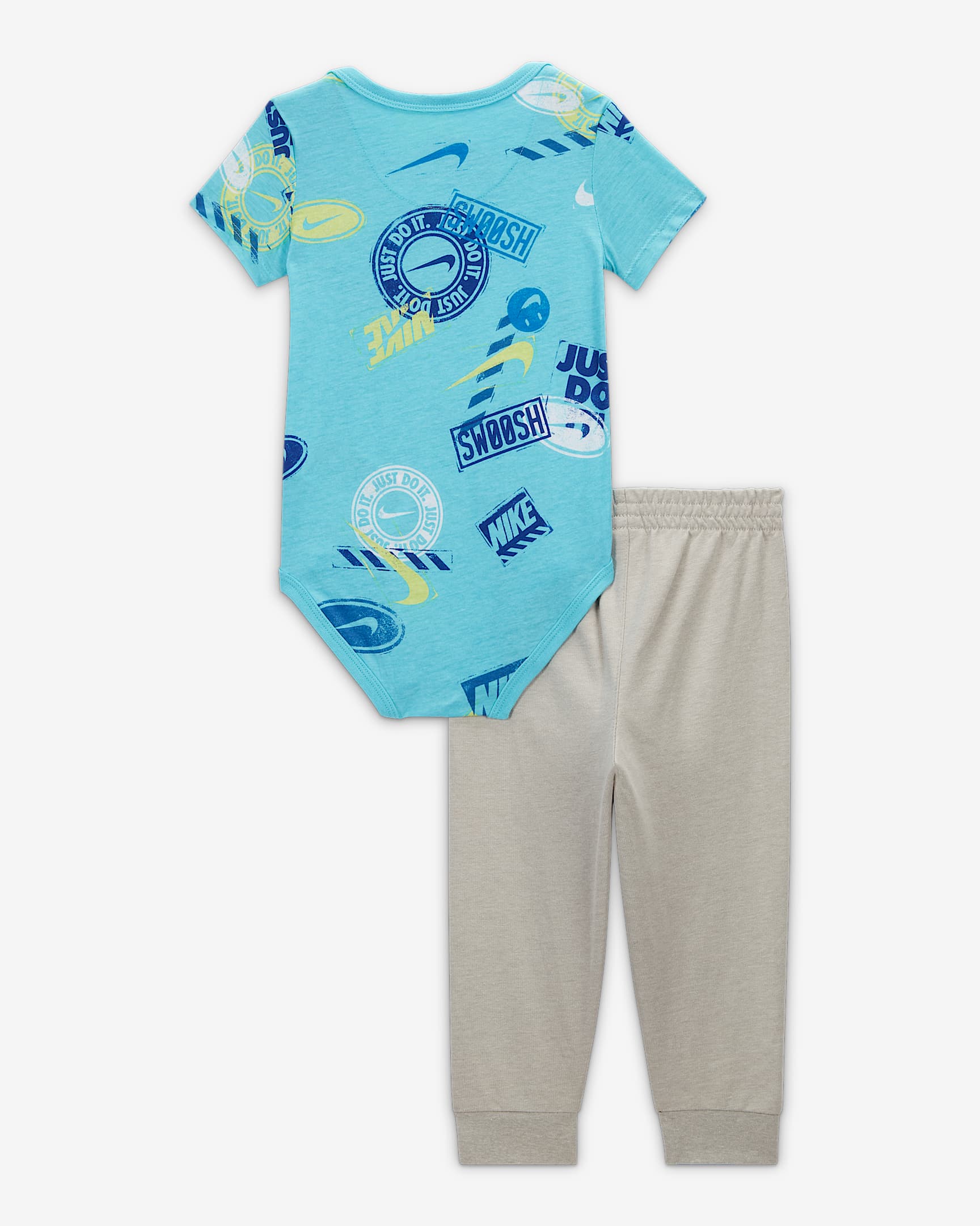 Nike Wild Air Printed Bodysuit and Pants Set Baby 2Piece Bodysuit Set