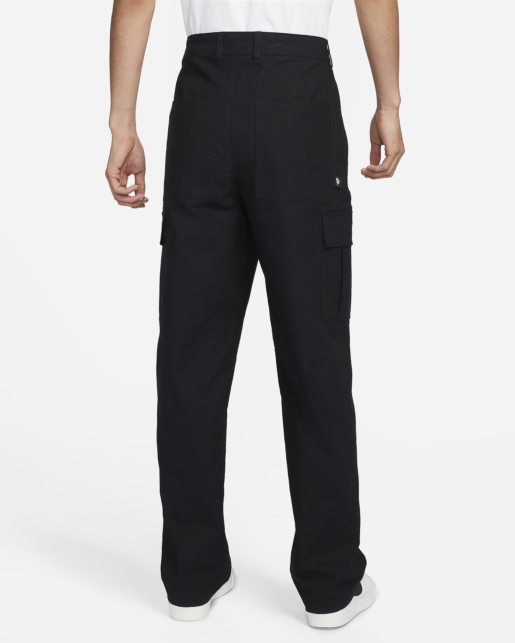 Nike Club Men's Cargo Trousers - Black/Black