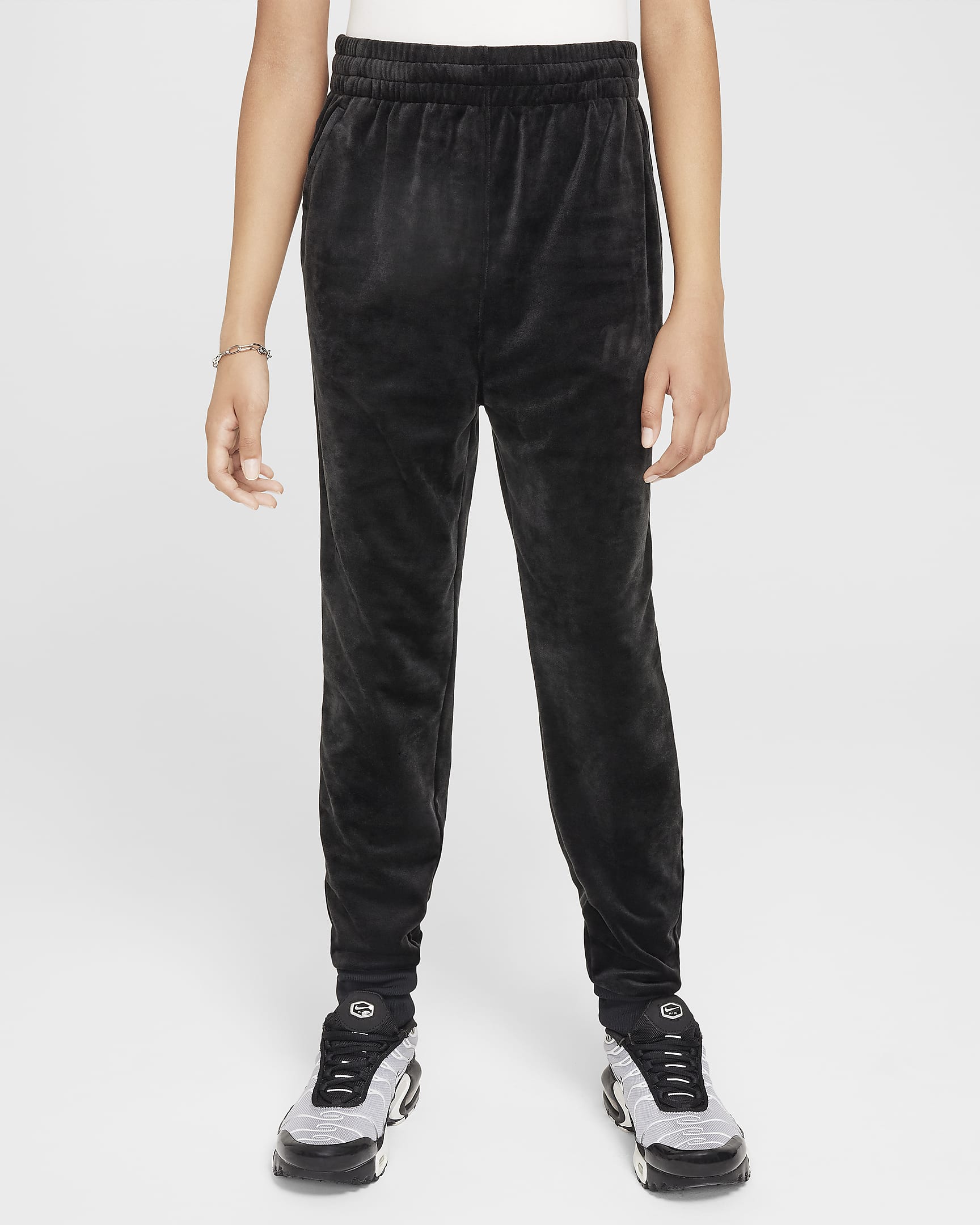 Nike Sportswear Girls' Joggers - Black/Anthracite