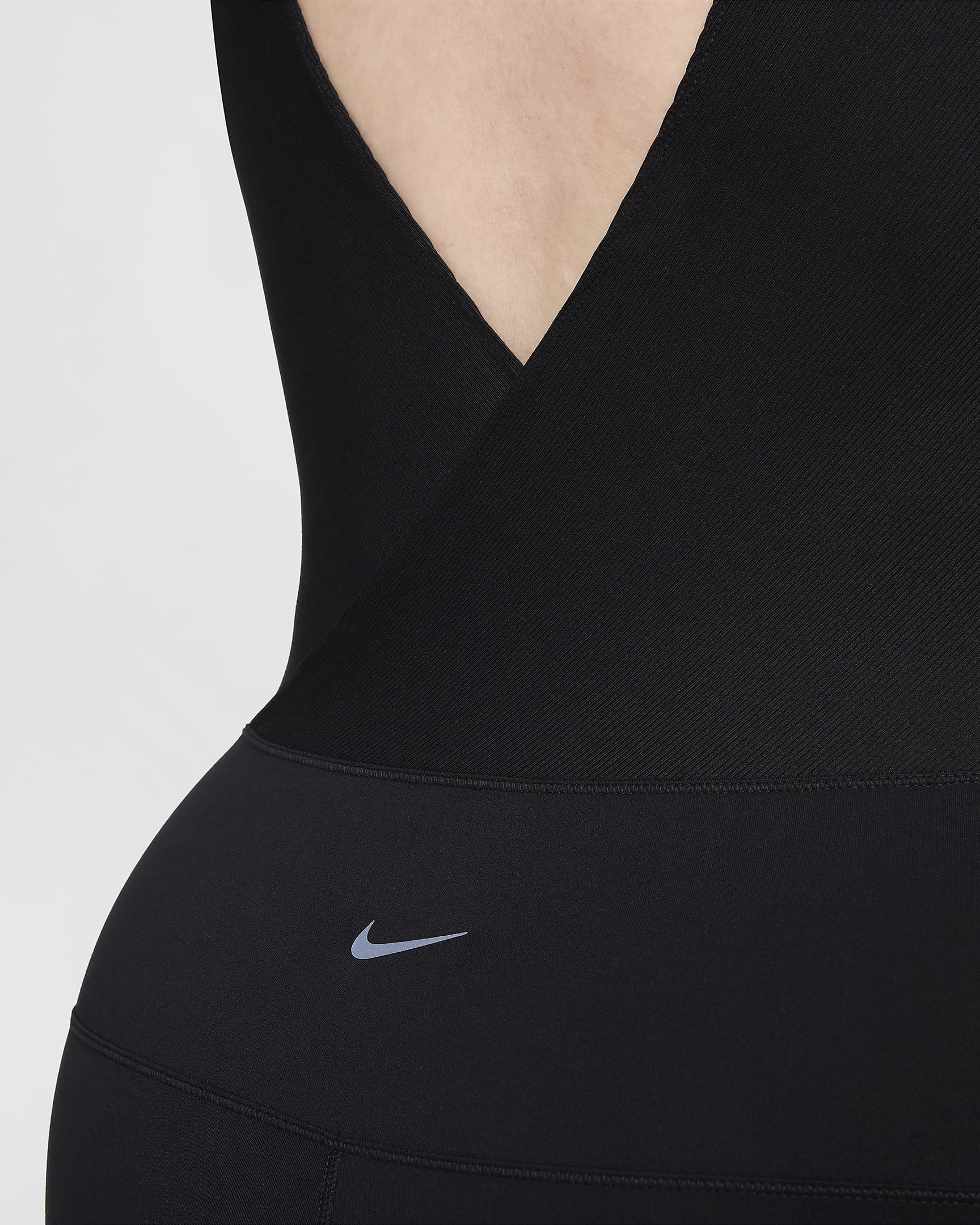 Nike One Women's Dri-FIT Bodysuit (Plus Size) - Black/Black