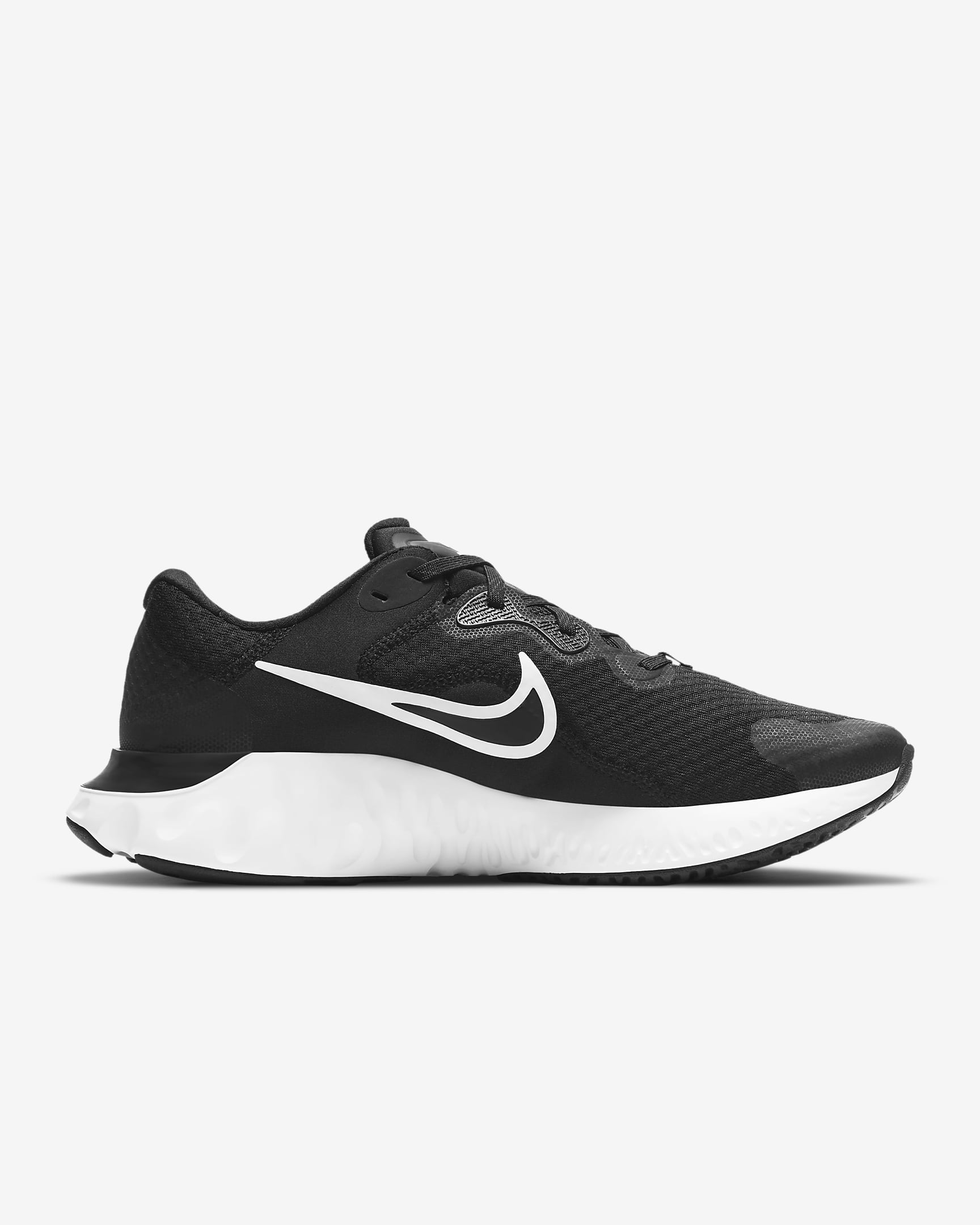 Nike Renew Run 2 Men's Road Running Shoe - Black/Dark Smoke Grey/White