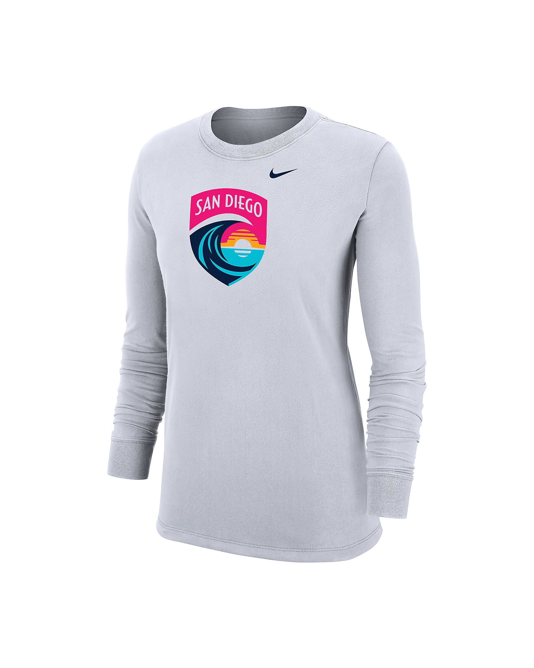 San Diego Wave Women's Nike Soccer Long-Sleeve T-Shirt - White