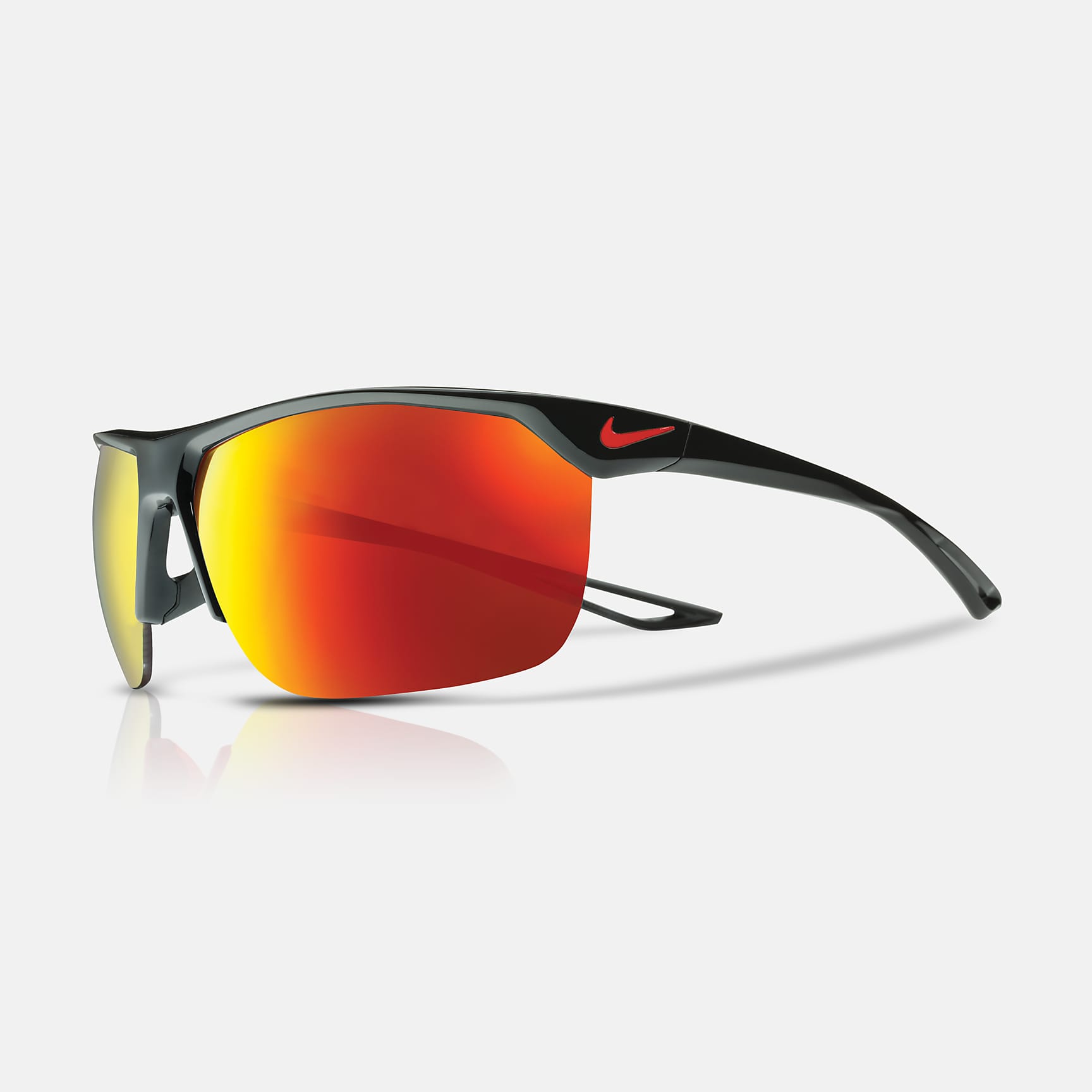 Nike Trainer Mirrored Sunglasses - Black/Challenge Red