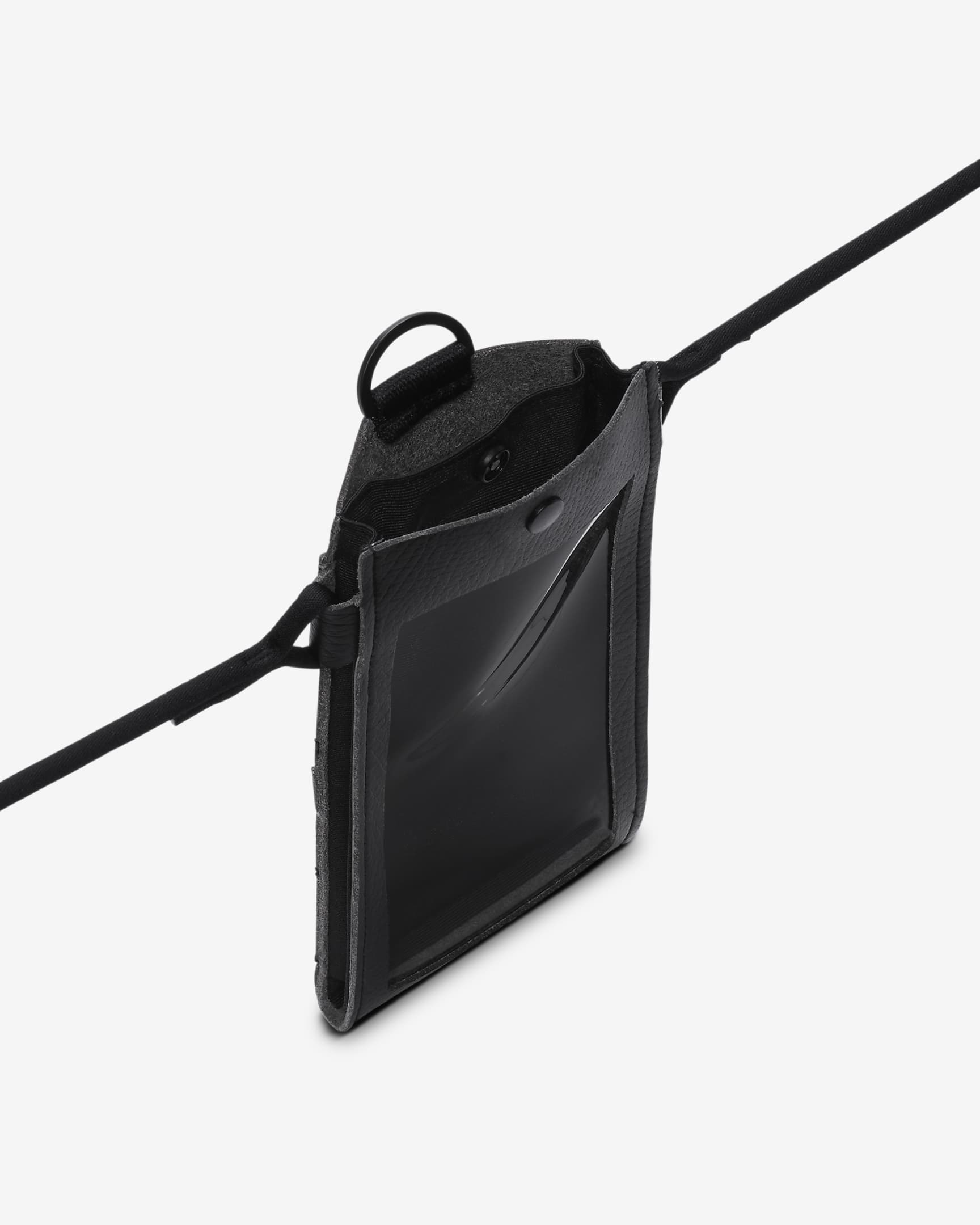 Nike Premium Phone Cross-Body Bag - Black/Black/White