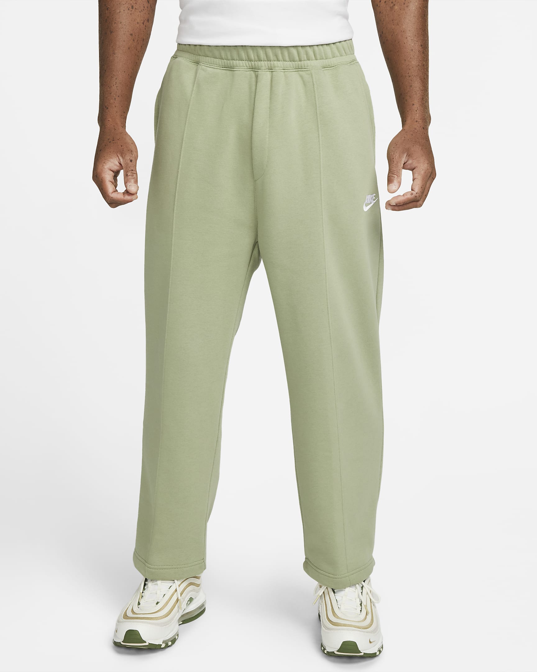 cropped nike fleece