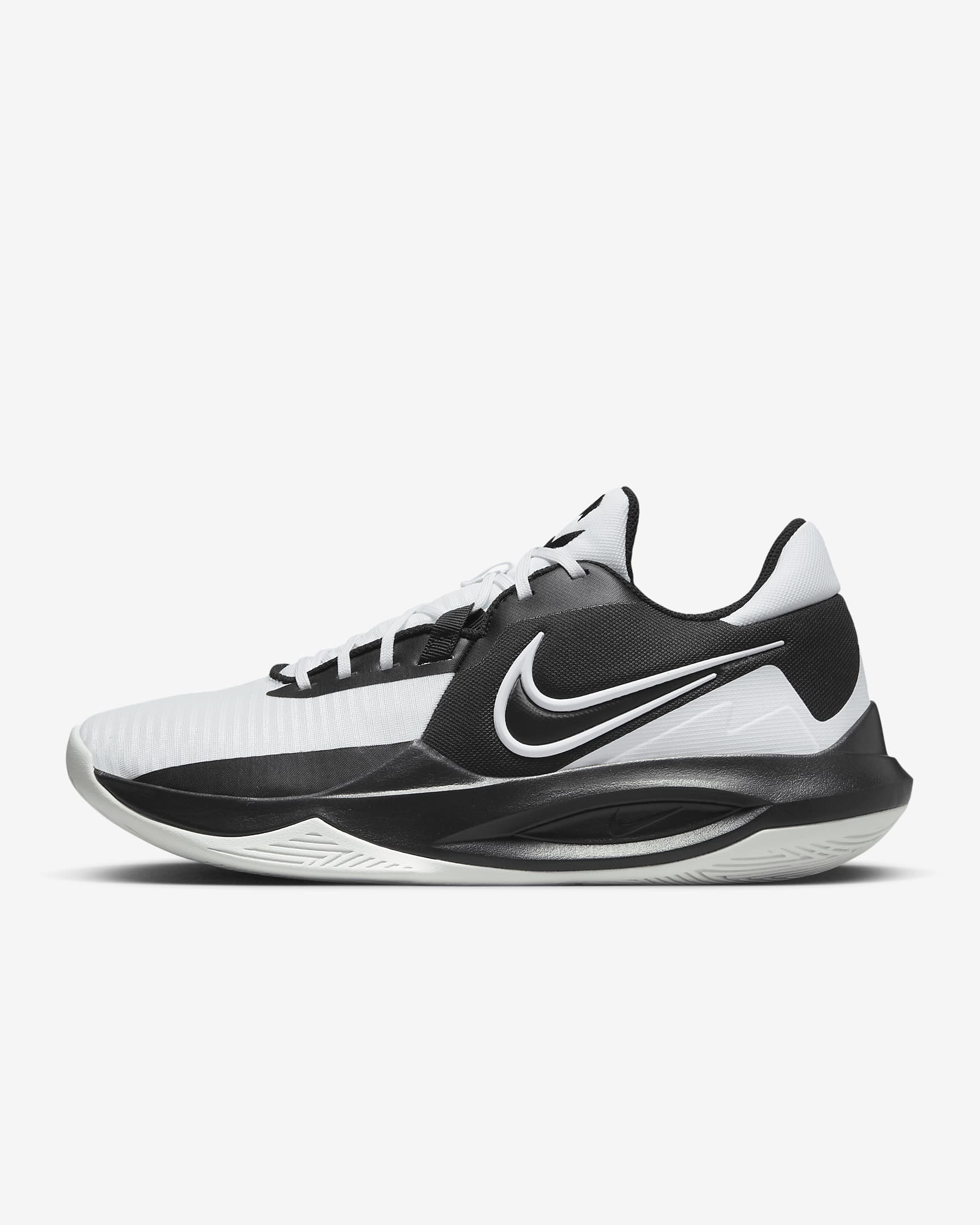 Calzado de básquetbol Nike Precision 6 - Negro/Negro/Blanco