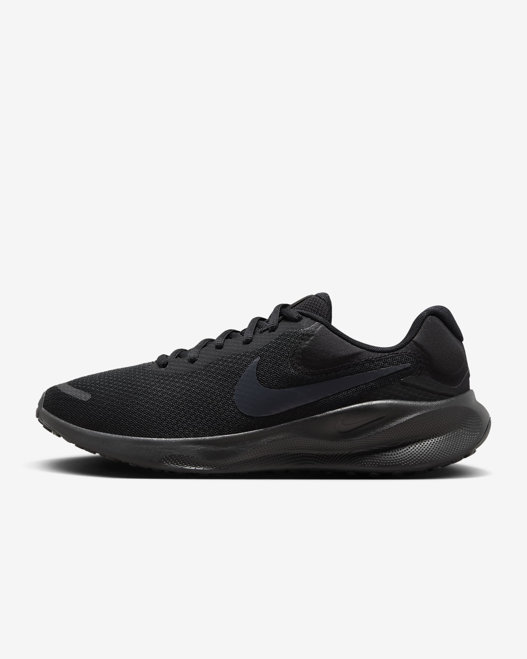 Nike Revolution 7 Men's Road Running Shoes - Black/Off-Noir